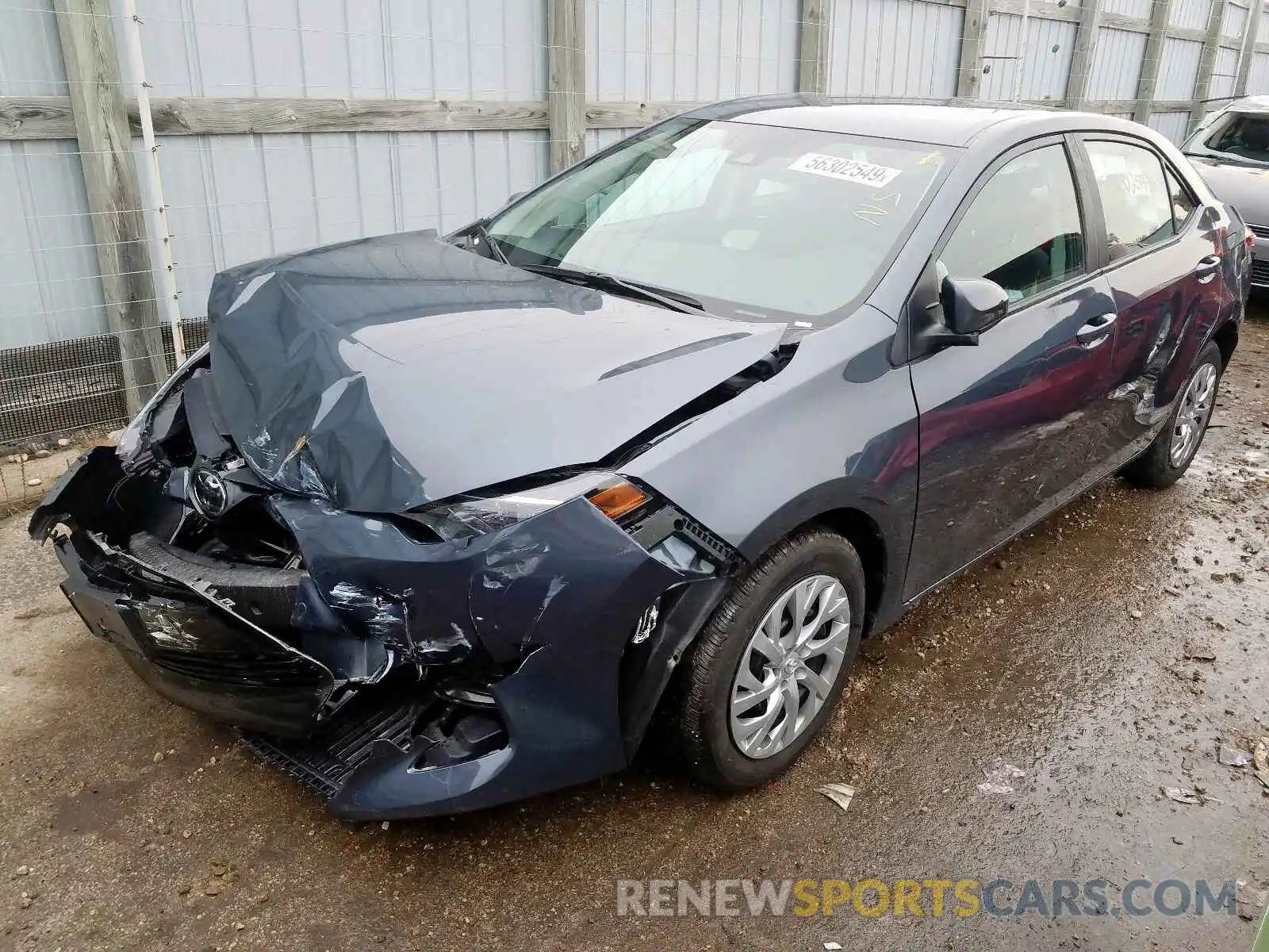 2 Photograph of a damaged car 2T1BURHE2KC241911 TOYOTA COROLLA 2019