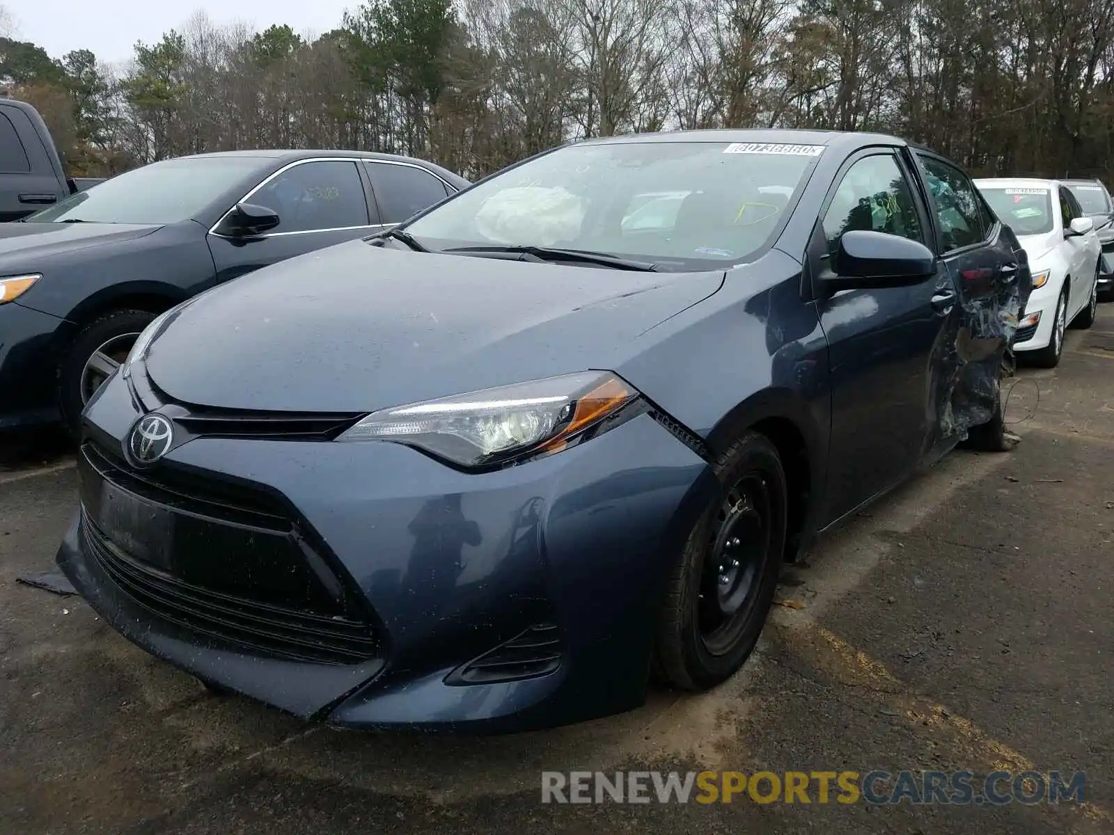 2 Photograph of a damaged car 2T1BURHE2KC241956 TOYOTA COROLLA 2019