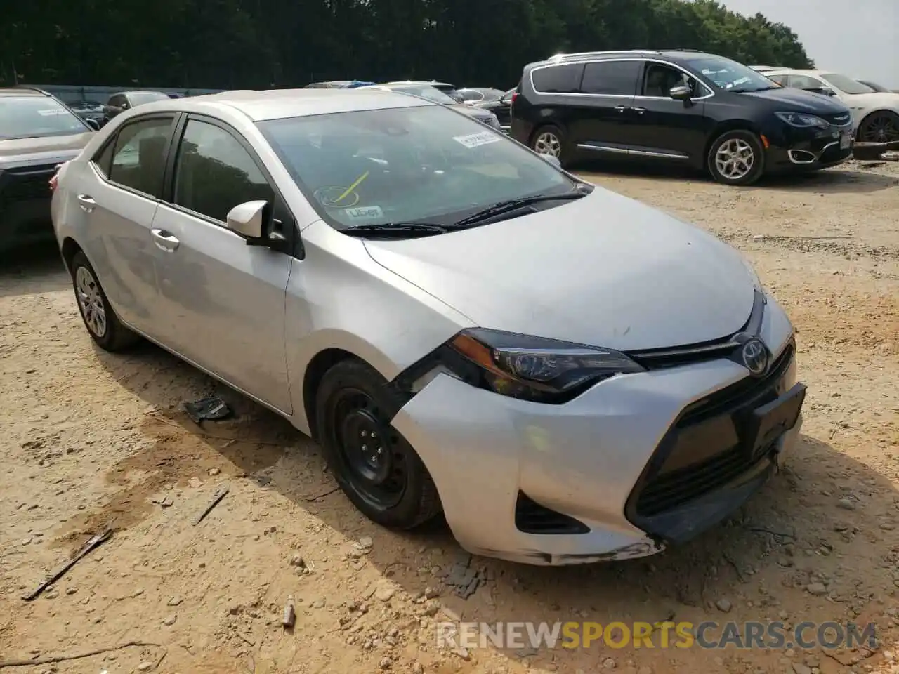 1 Photograph of a damaged car 2T1BURHE2KC241973 TOYOTA COROLLA 2019