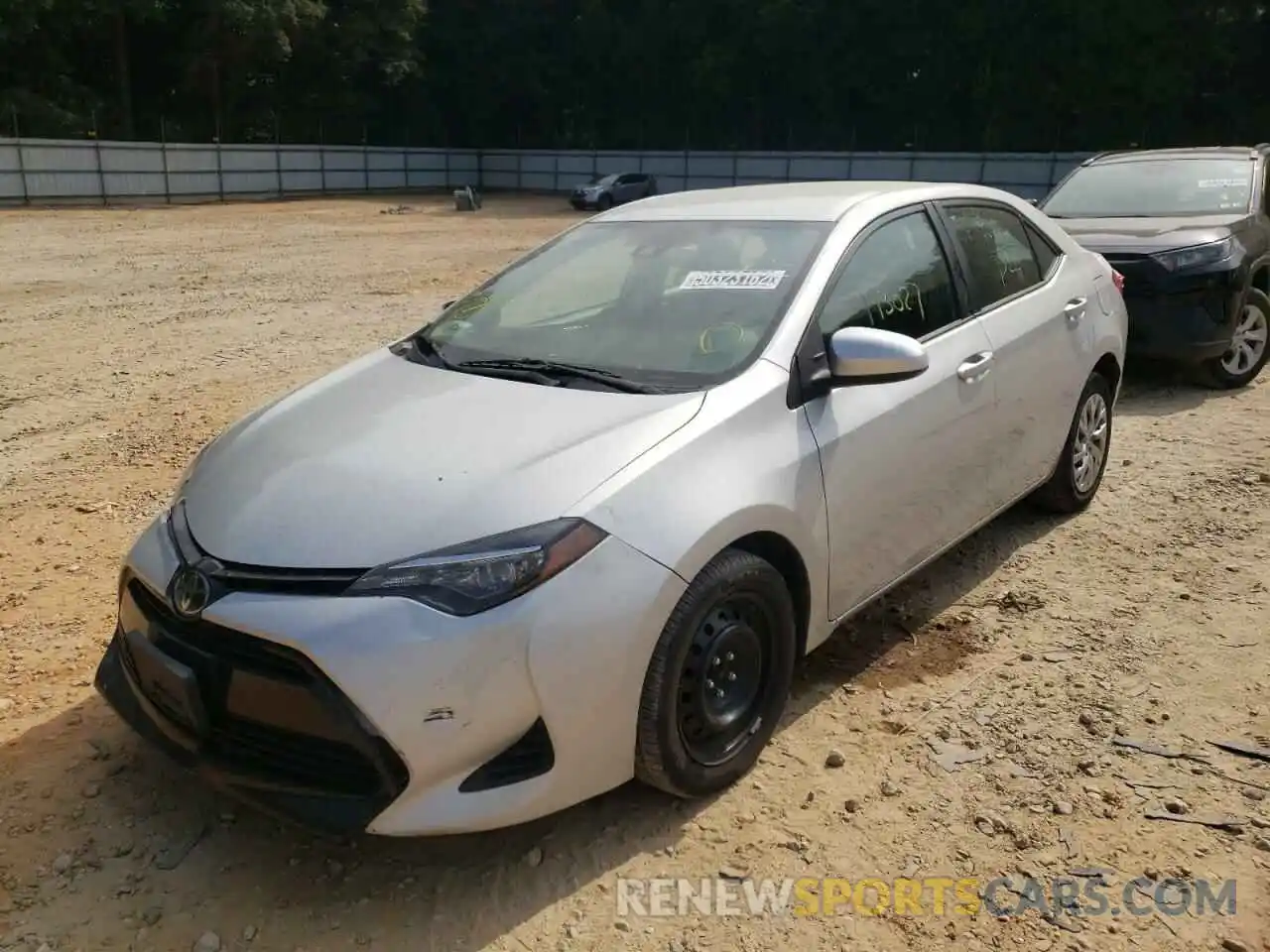 2 Photograph of a damaged car 2T1BURHE2KC241973 TOYOTA COROLLA 2019