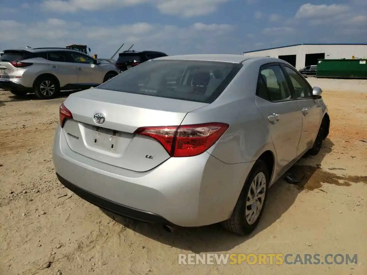 4 Photograph of a damaged car 2T1BURHE2KC241973 TOYOTA COROLLA 2019