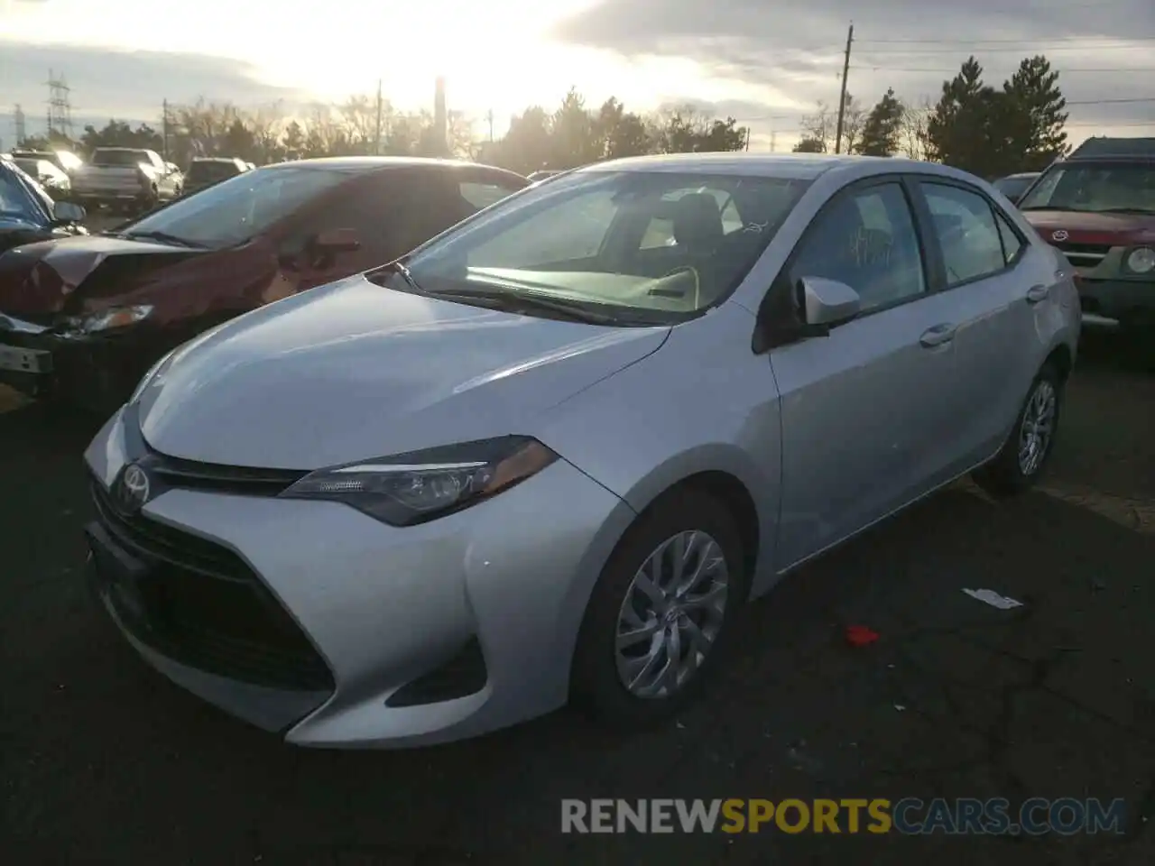 2 Photograph of a damaged car 2T1BURHE2KC242721 TOYOTA COROLLA 2019