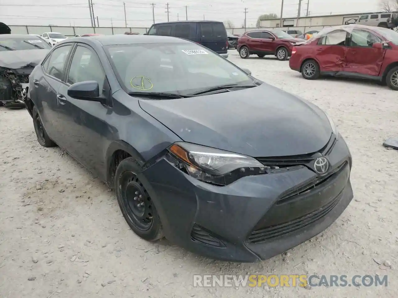 1 Photograph of a damaged car 2T1BURHE2KC242816 TOYOTA COROLLA 2019