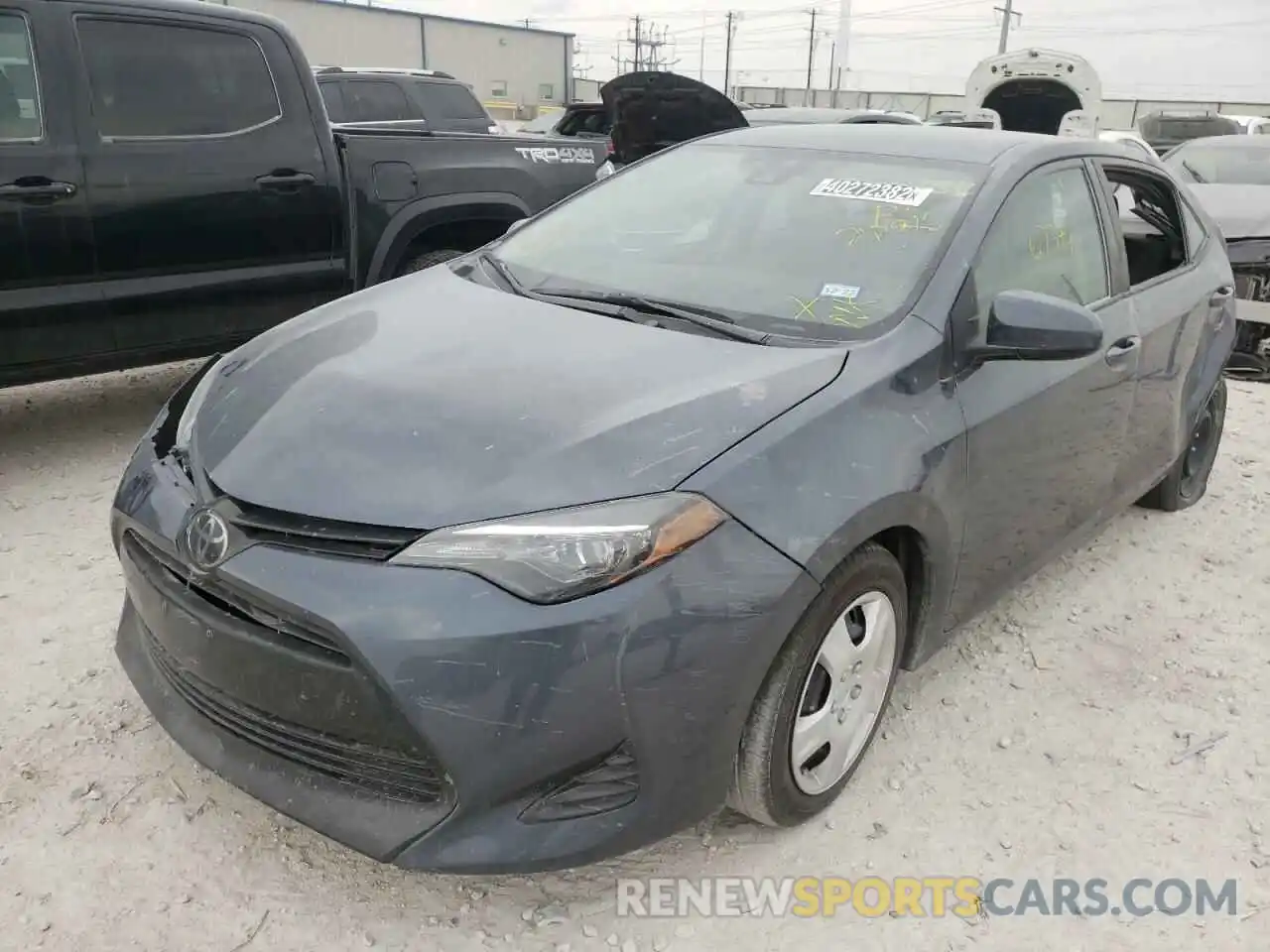 2 Photograph of a damaged car 2T1BURHE2KC242816 TOYOTA COROLLA 2019