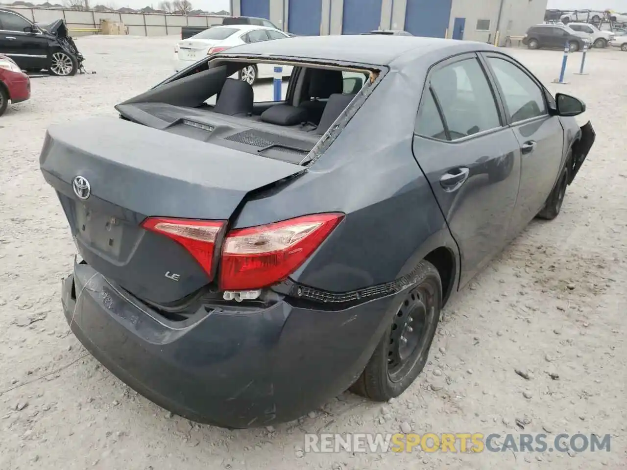 4 Photograph of a damaged car 2T1BURHE2KC242816 TOYOTA COROLLA 2019