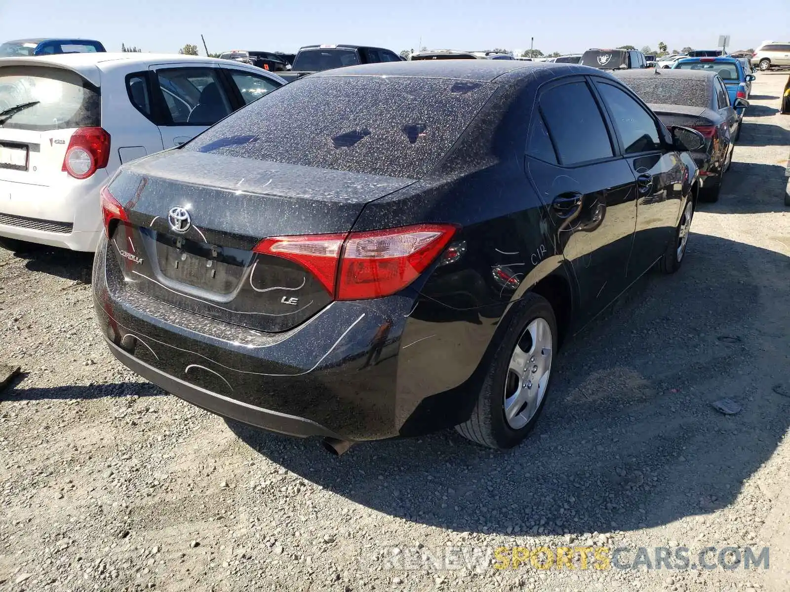 4 Photograph of a damaged car 2T1BURHE2KC243240 TOYOTA COROLLA 2019