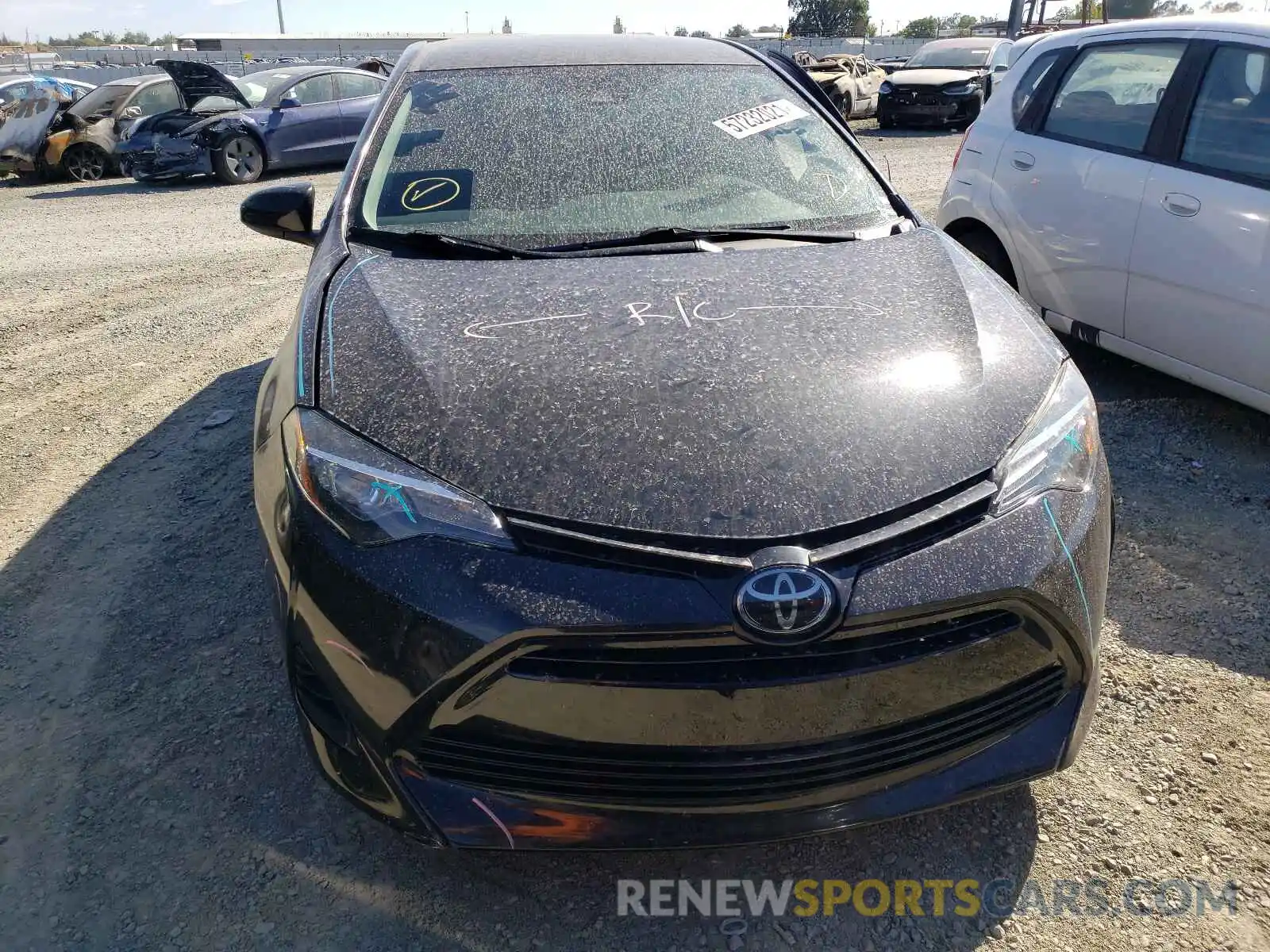 9 Photograph of a damaged car 2T1BURHE2KC243240 TOYOTA COROLLA 2019