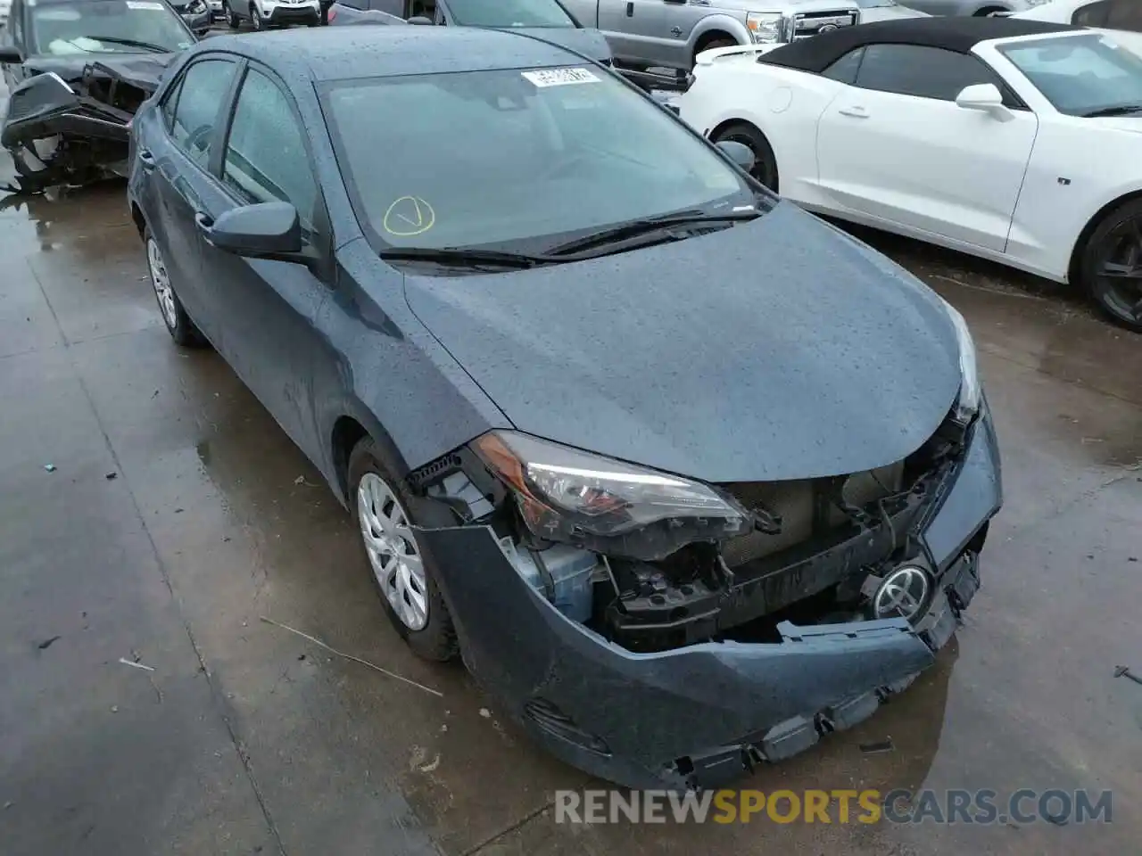 1 Photograph of a damaged car 2T1BURHE2KC243447 TOYOTA COROLLA 2019