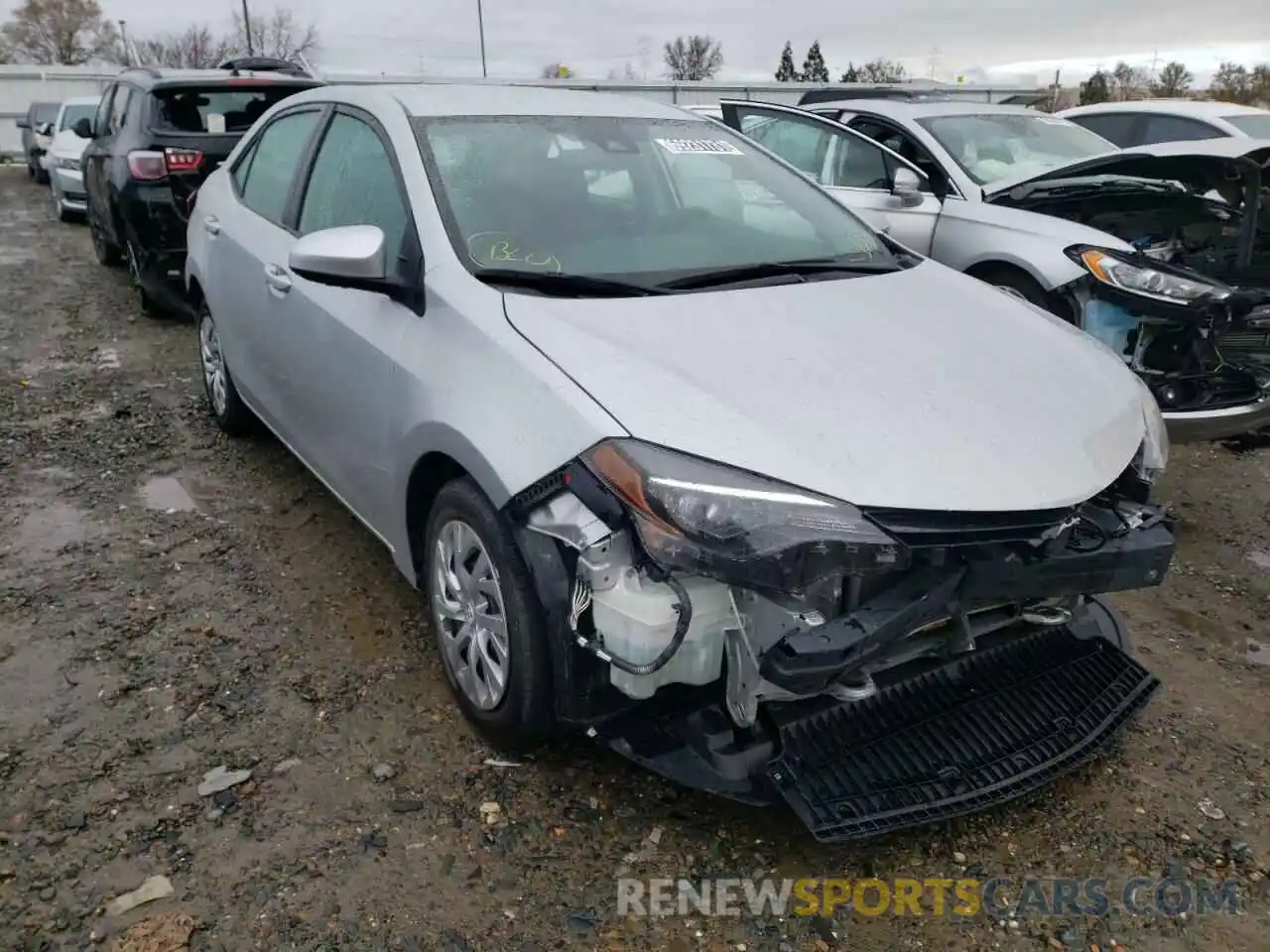 1 Photograph of a damaged car 2T1BURHE2KC243559 TOYOTA COROLLA 2019