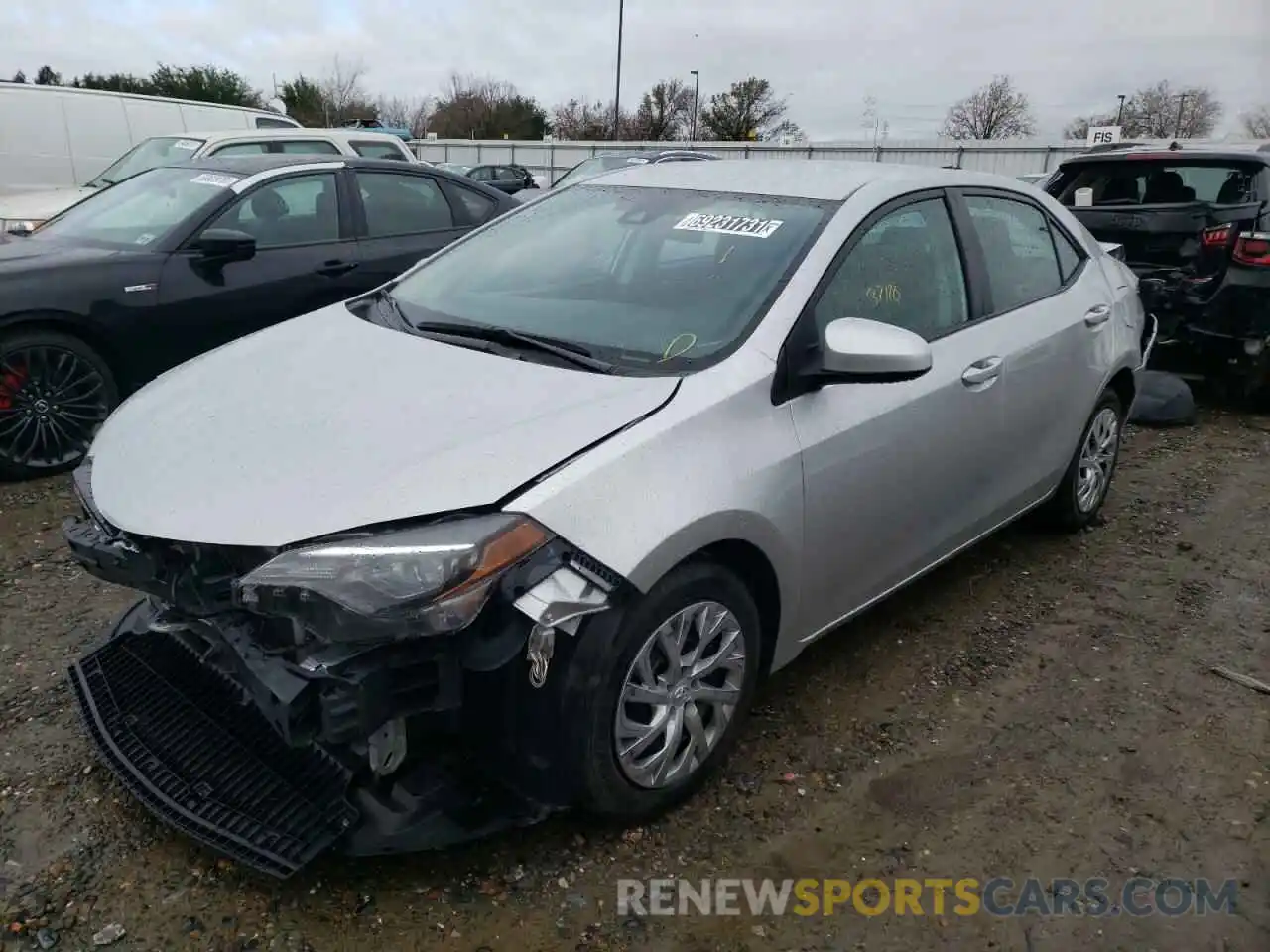 2 Photograph of a damaged car 2T1BURHE2KC243559 TOYOTA COROLLA 2019