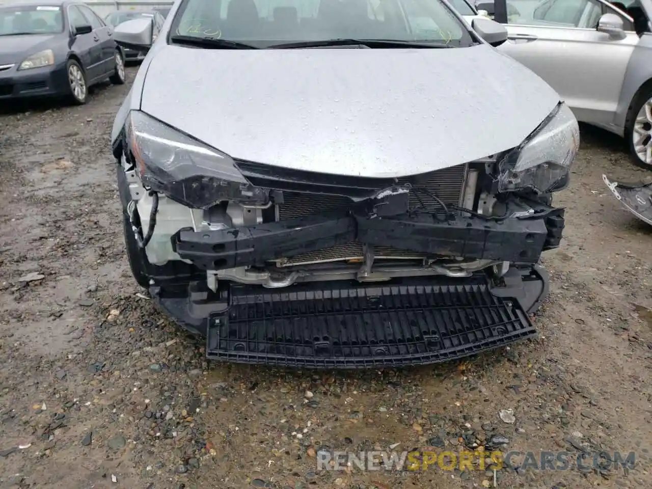 9 Photograph of a damaged car 2T1BURHE2KC243559 TOYOTA COROLLA 2019