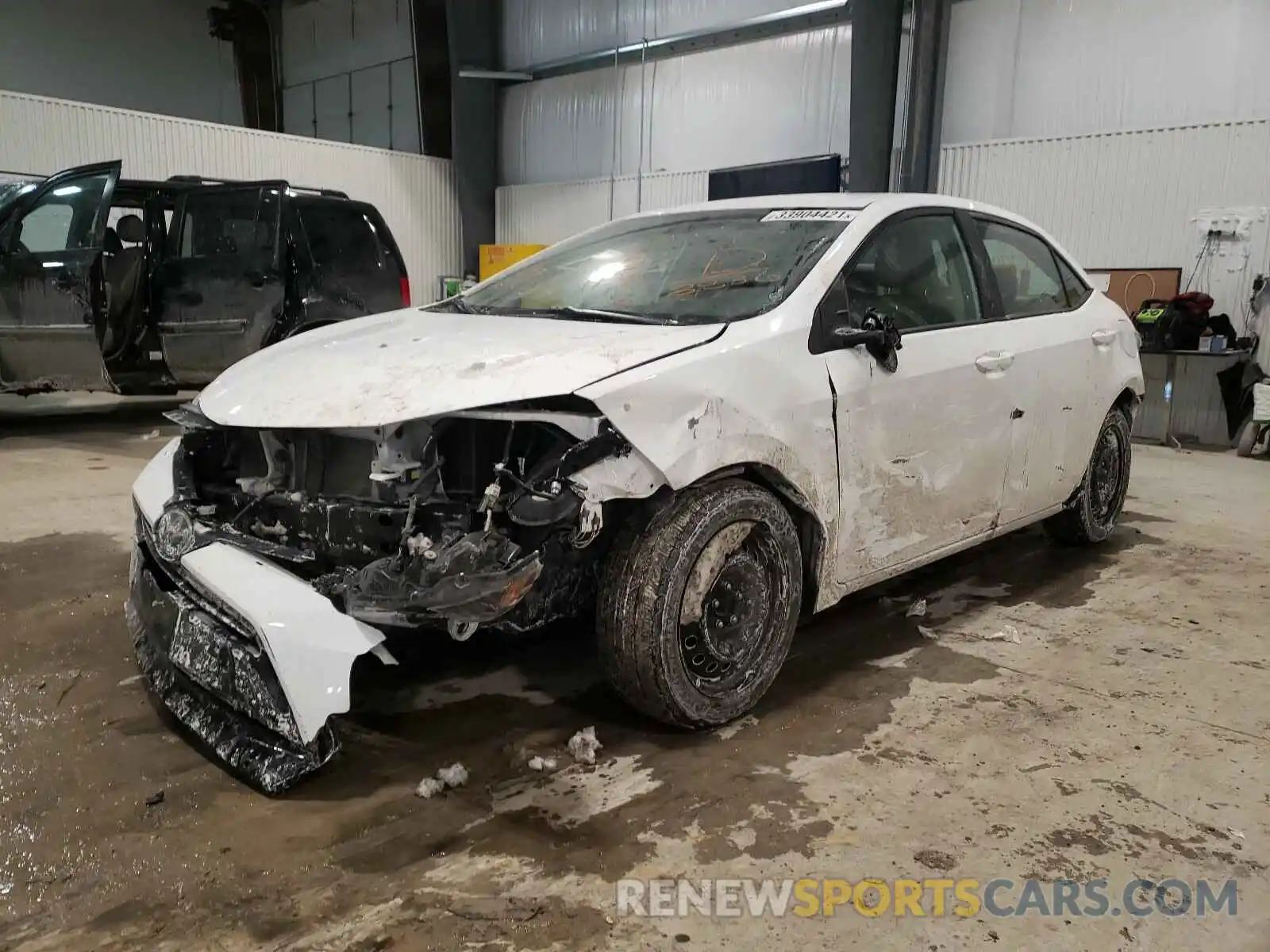 2 Photograph of a damaged car 2T1BURHE2KC243836 TOYOTA COROLLA 2019
