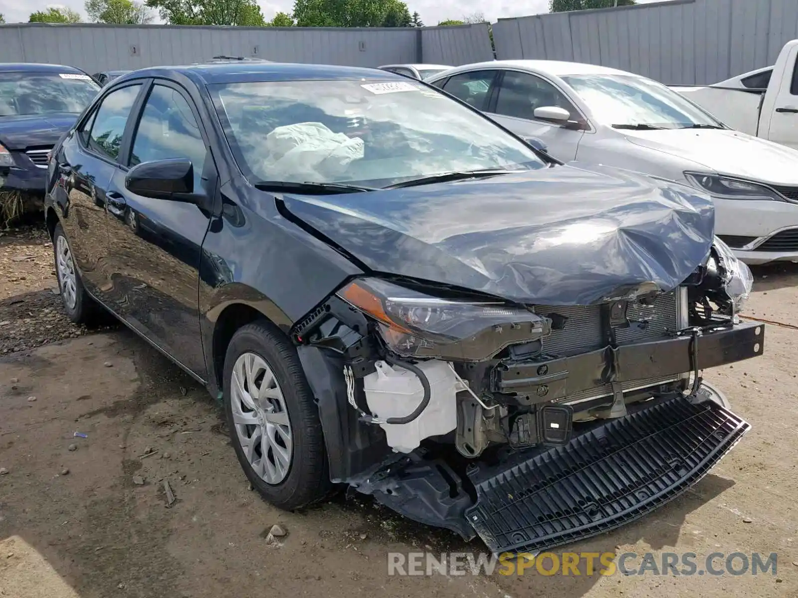 1 Photograph of a damaged car 2T1BURHE2KC244243 TOYOTA COROLLA 2019