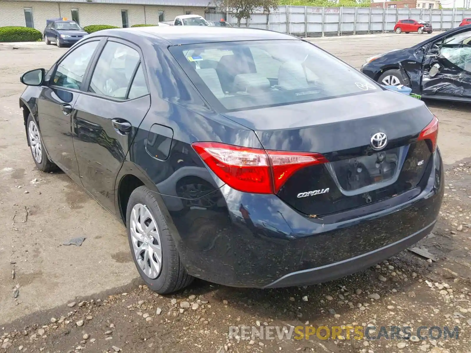 3 Photograph of a damaged car 2T1BURHE2KC244243 TOYOTA COROLLA 2019