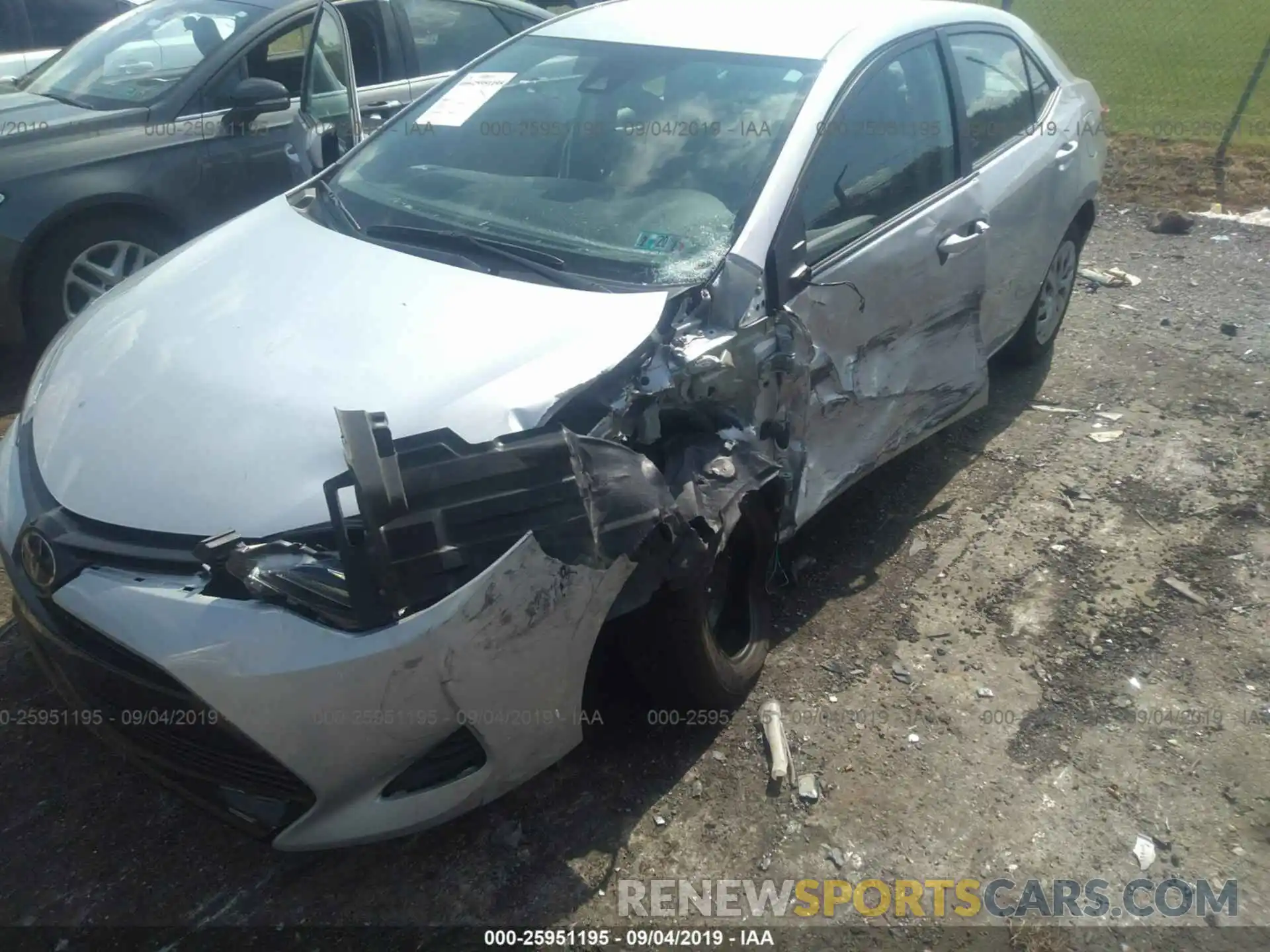 6 Photograph of a damaged car 2T1BURHE2KC244520 TOYOTA COROLLA 2019