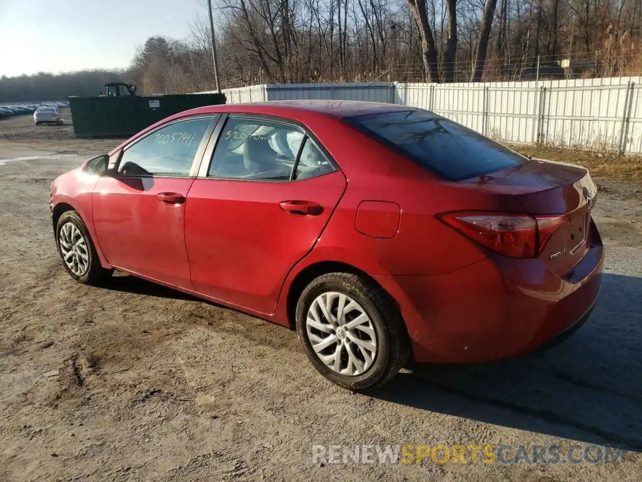 3 Photograph of a damaged car 2T1BURHE2KC244615 TOYOTA COROLLA 2019