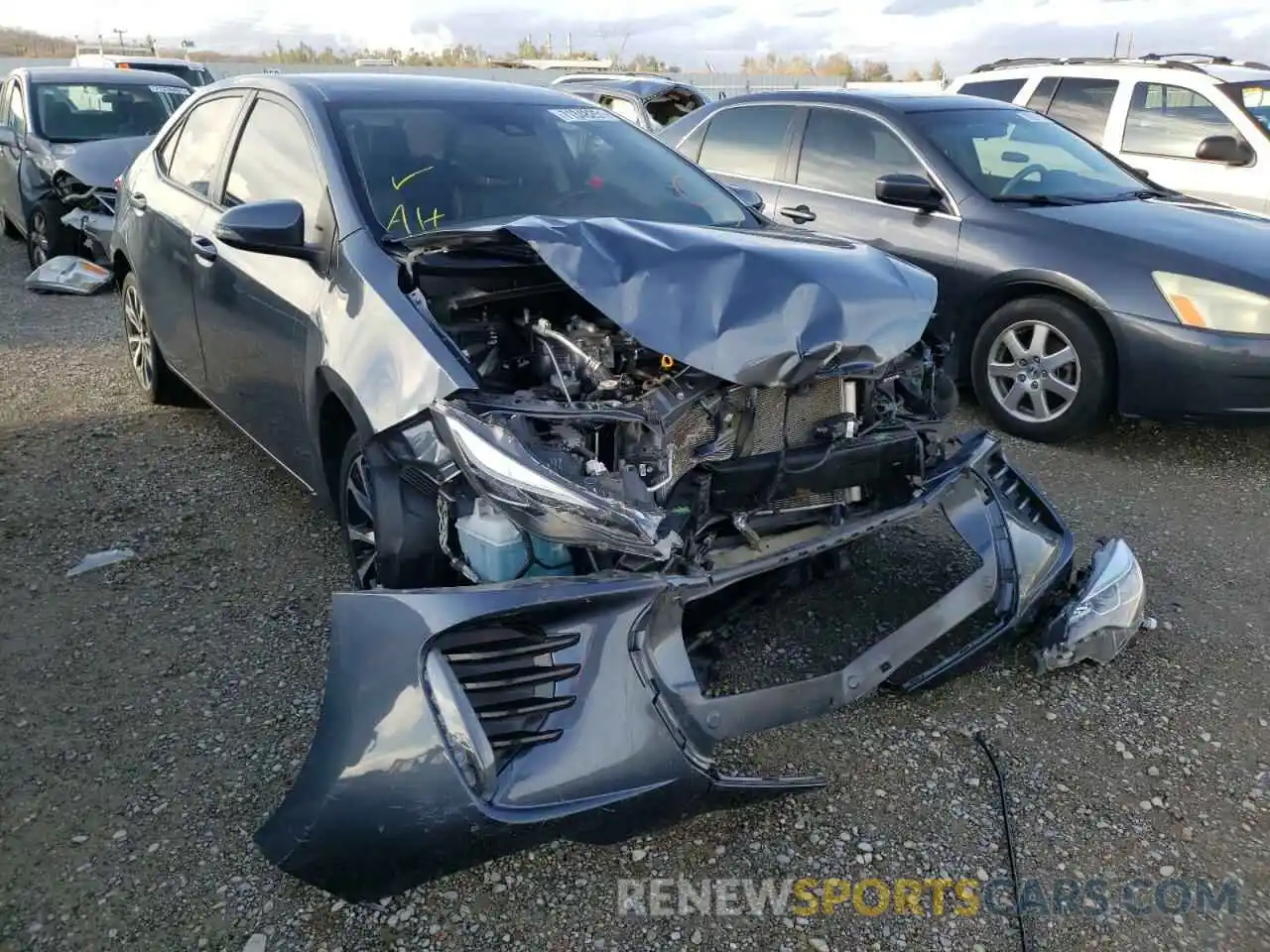 1 Photograph of a damaged car 2T1BURHE2KC244694 TOYOTA COROLLA 2019