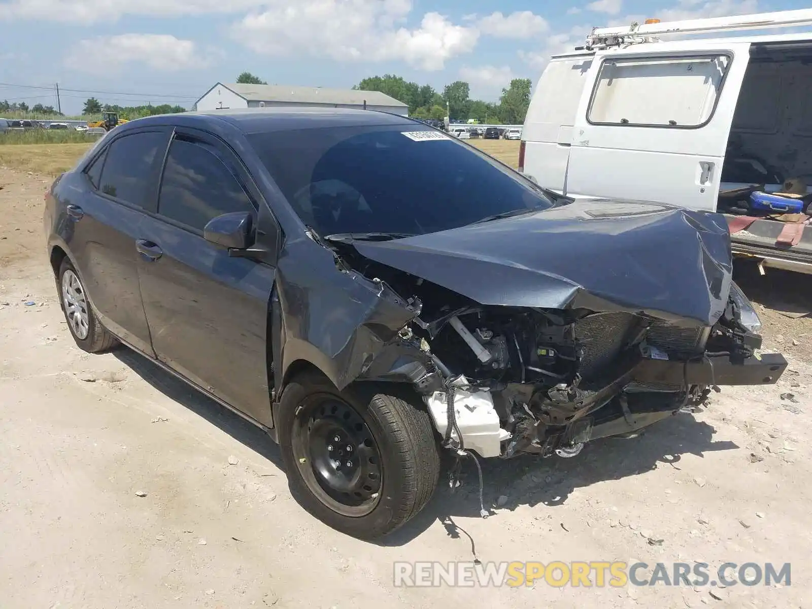 1 Photograph of a damaged car 2T1BURHE2KC244873 TOYOTA COROLLA 2019