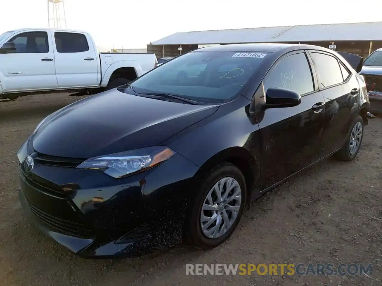 2 Photograph of a damaged car 2T1BURHE2KC244937 TOYOTA COROLLA 2019