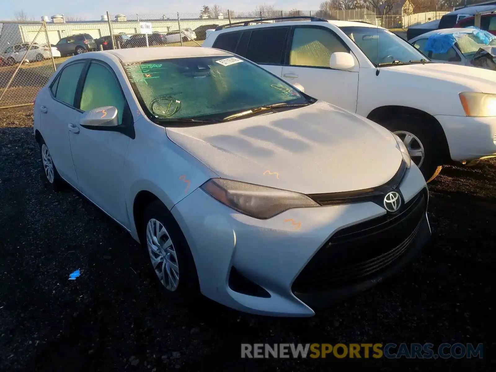 1 Photograph of a damaged car 2T1BURHE2KC245375 TOYOTA COROLLA 2019