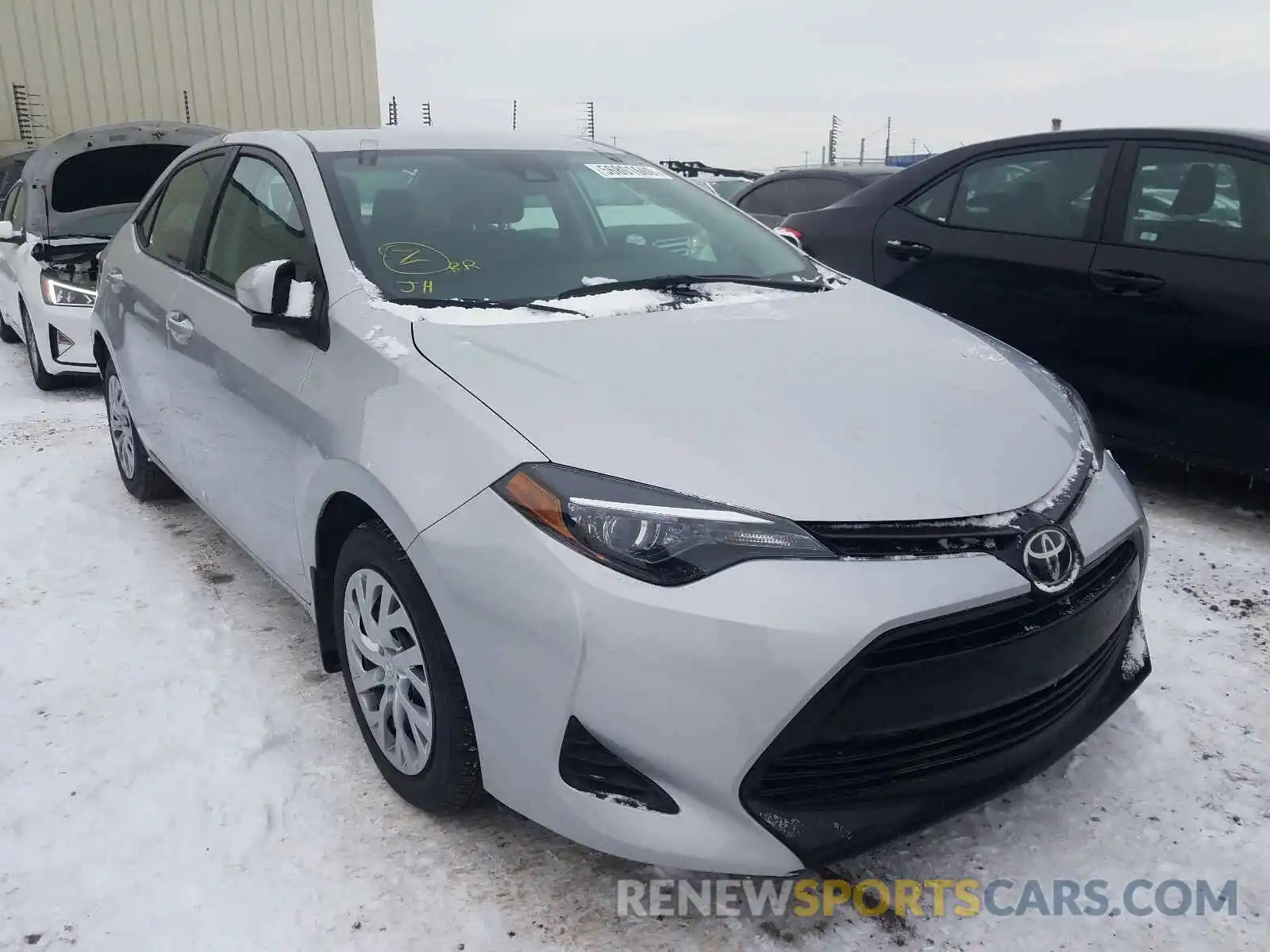 1 Photograph of a damaged car 2T1BURHE2KC245425 TOYOTA COROLLA 2019