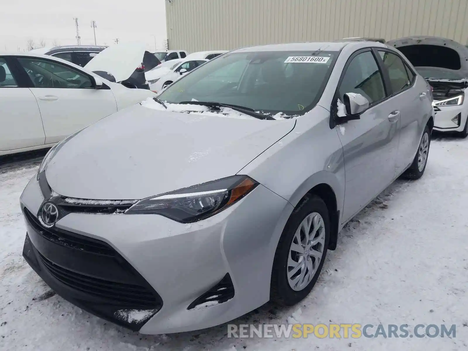 2 Photograph of a damaged car 2T1BURHE2KC245425 TOYOTA COROLLA 2019