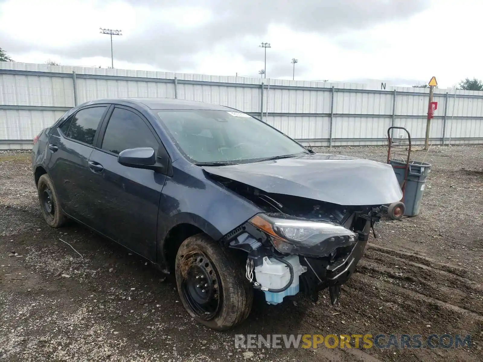 1 Photograph of a damaged car 2T1BURHE2KC245988 TOYOTA COROLLA 2019