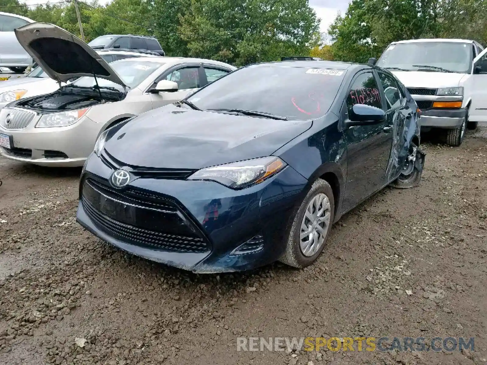 2 Photograph of a damaged car 2T1BURHE2KC246512 TOYOTA COROLLA 2019