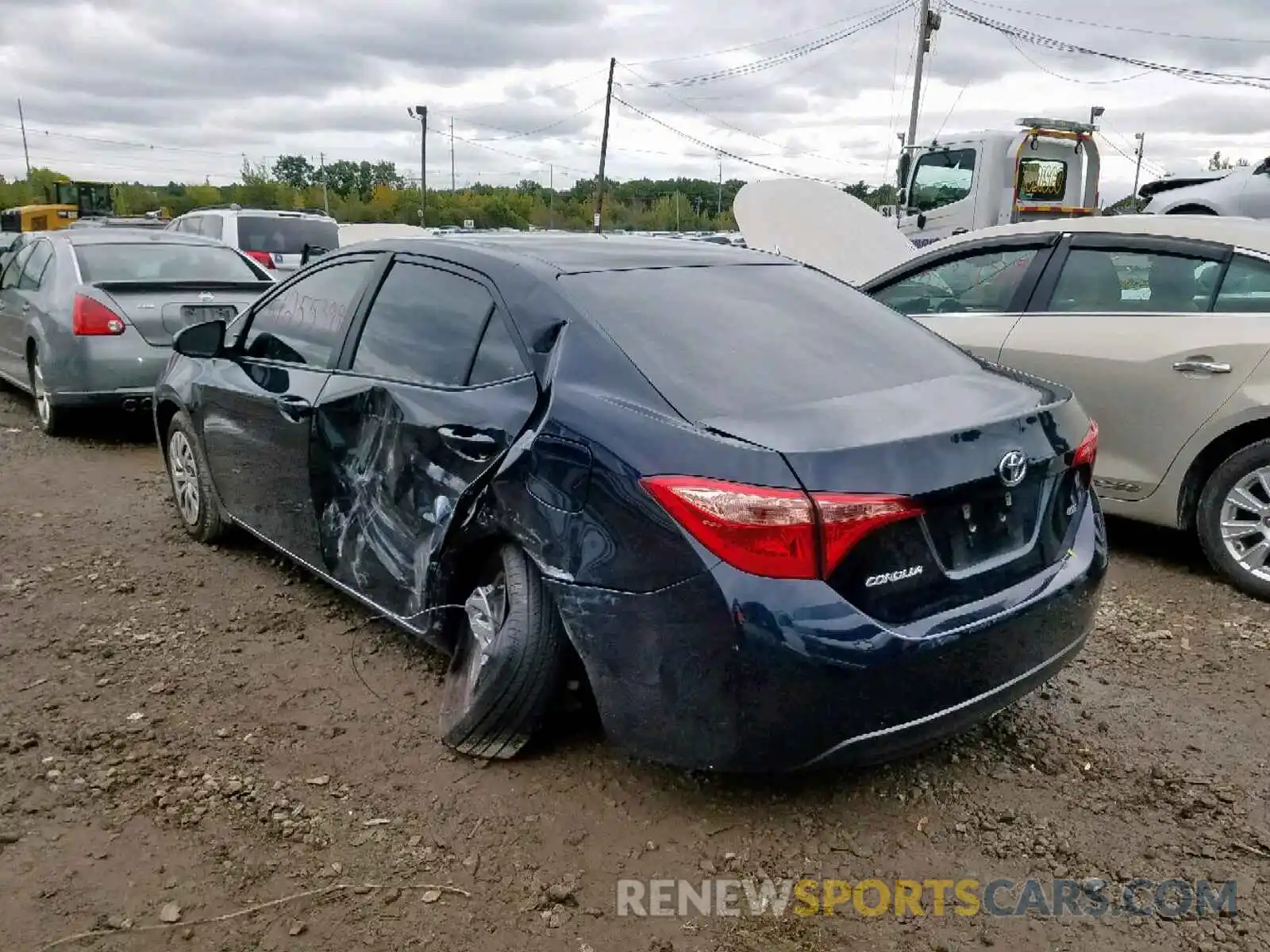 3 Photograph of a damaged car 2T1BURHE2KC246512 TOYOTA COROLLA 2019