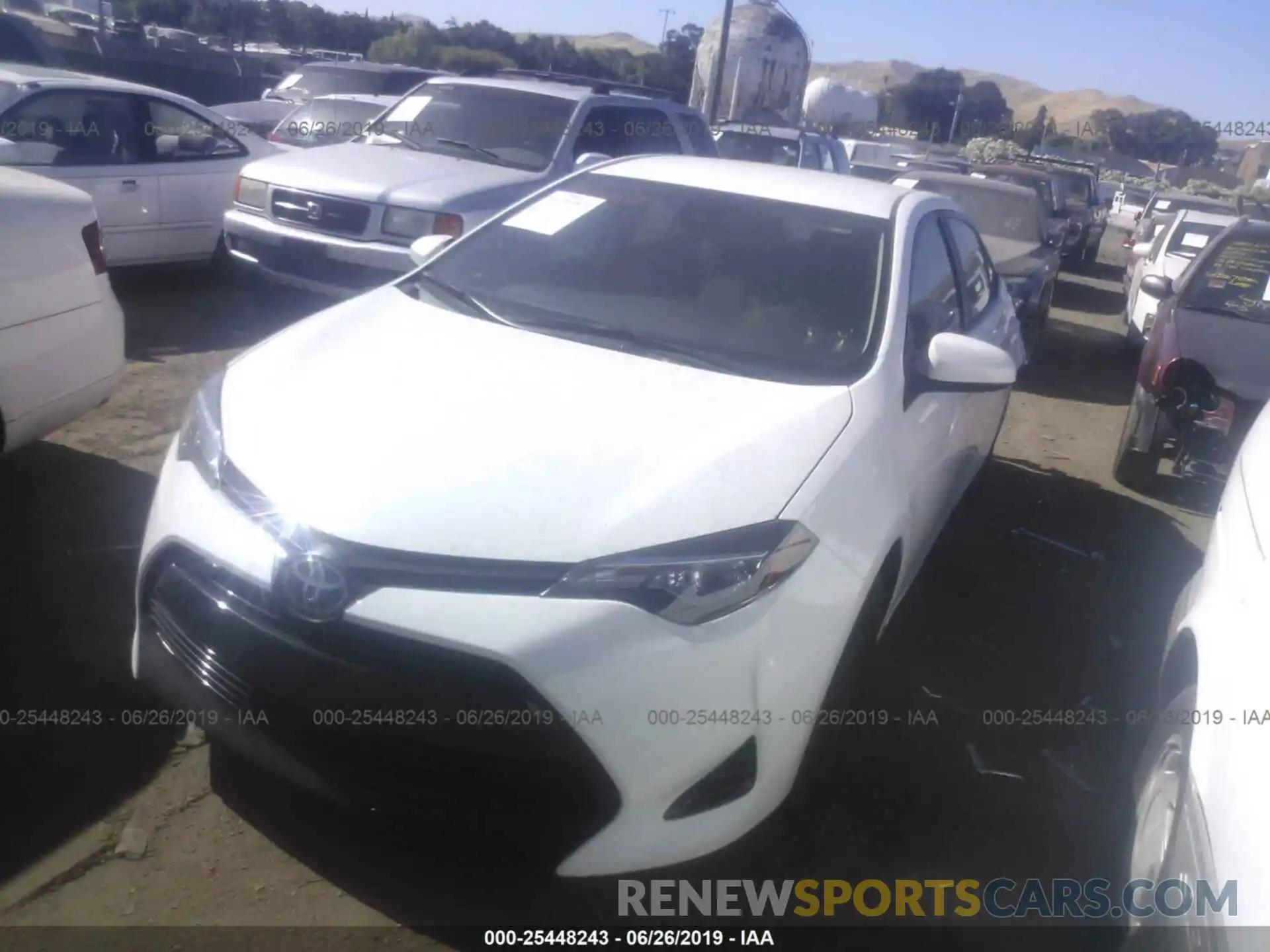 2 Photograph of a damaged car 2T1BURHE3KC125052 TOYOTA COROLLA 2019