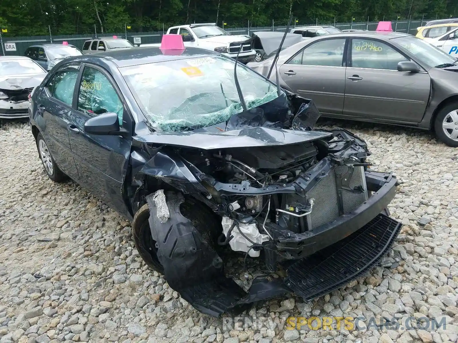 1 Photograph of a damaged car 2T1BURHE3KC125519 TOYOTA COROLLA 2019