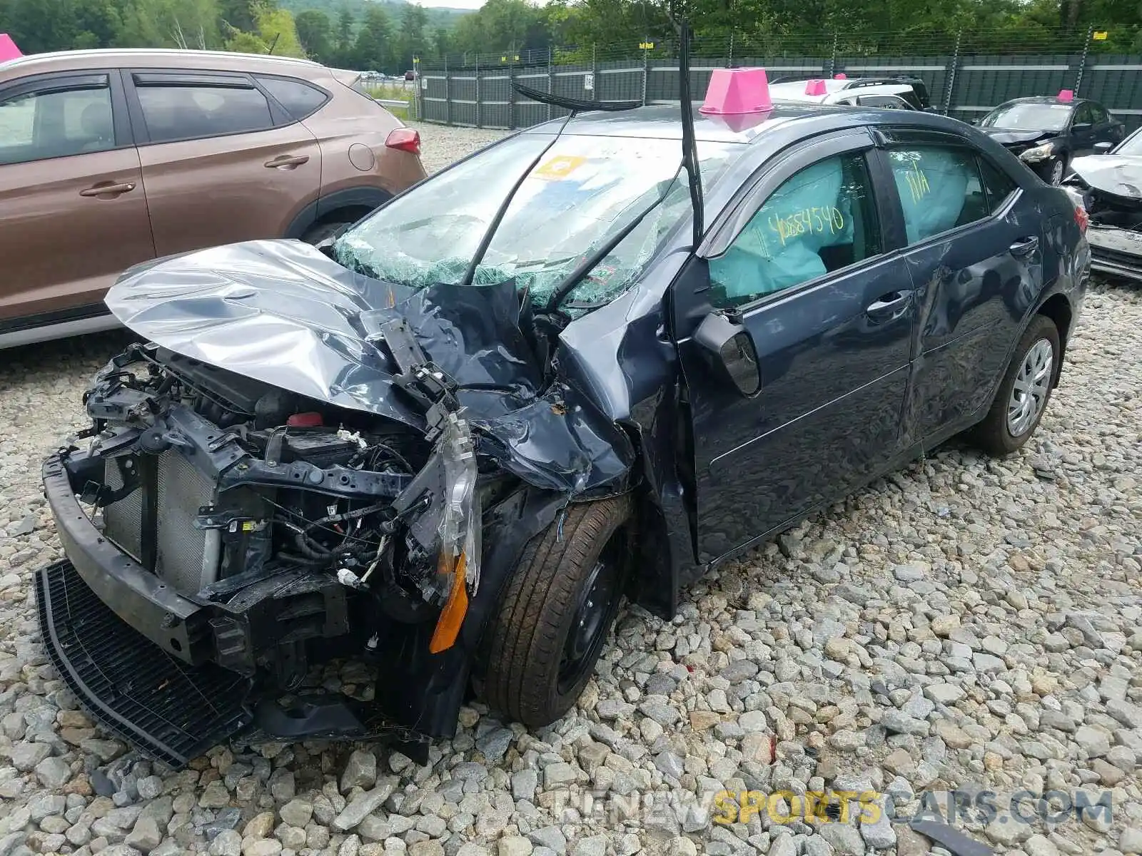 2 Photograph of a damaged car 2T1BURHE3KC125519 TOYOTA COROLLA 2019