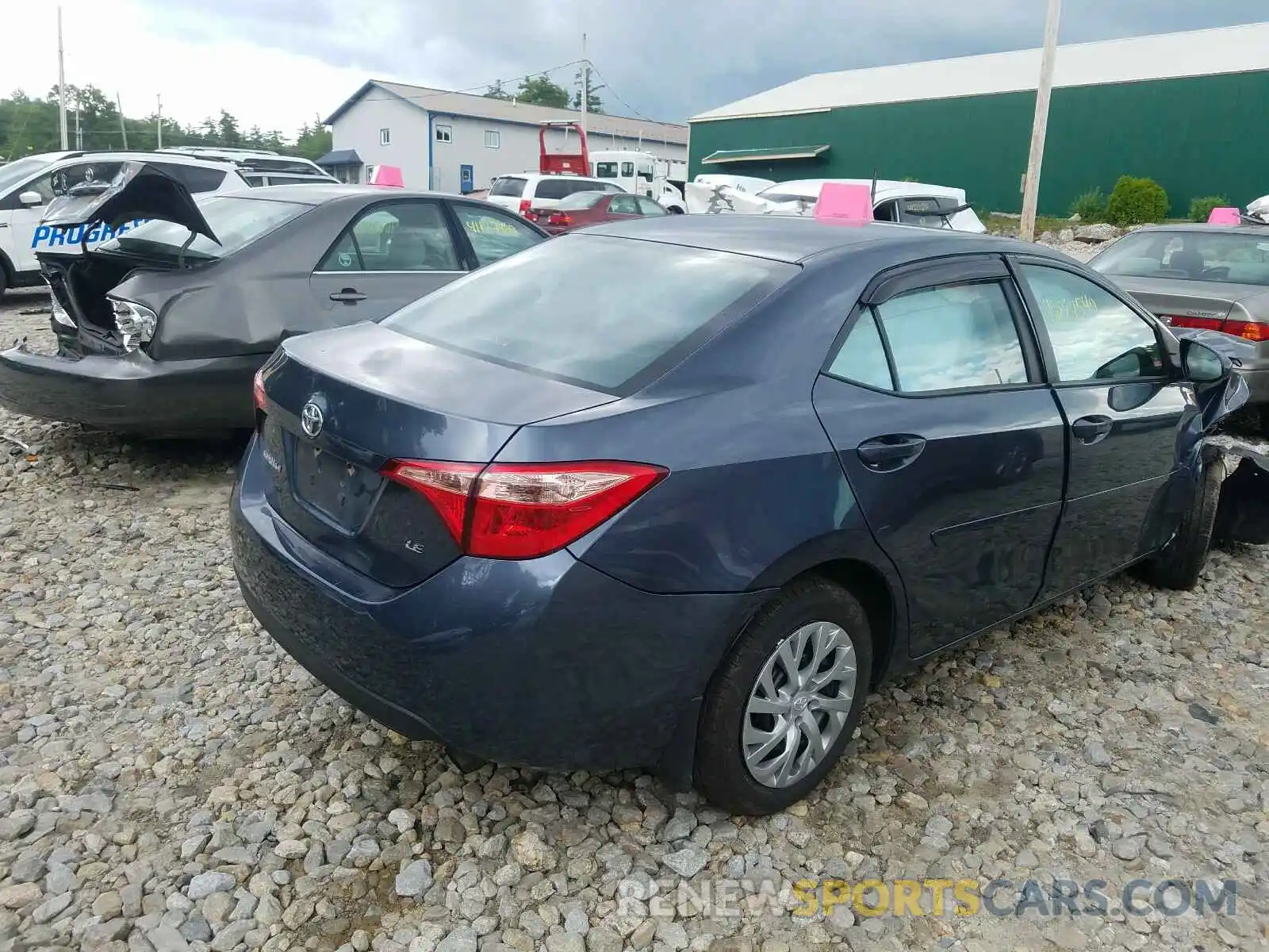 4 Photograph of a damaged car 2T1BURHE3KC125519 TOYOTA COROLLA 2019