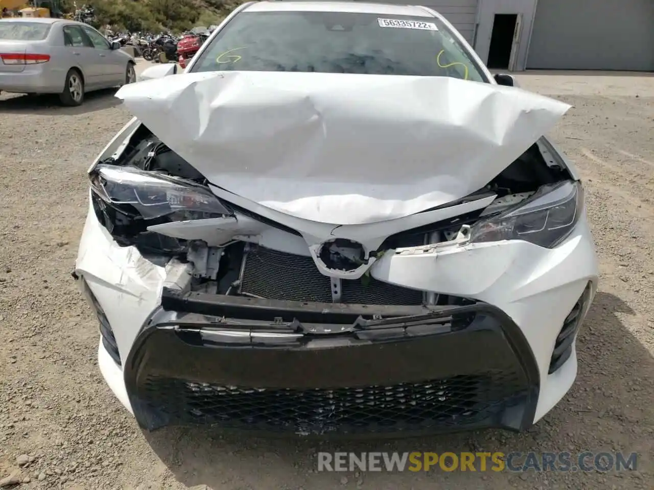 9 Photograph of a damaged car 2T1BURHE3KC125780 TOYOTA COROLLA 2019