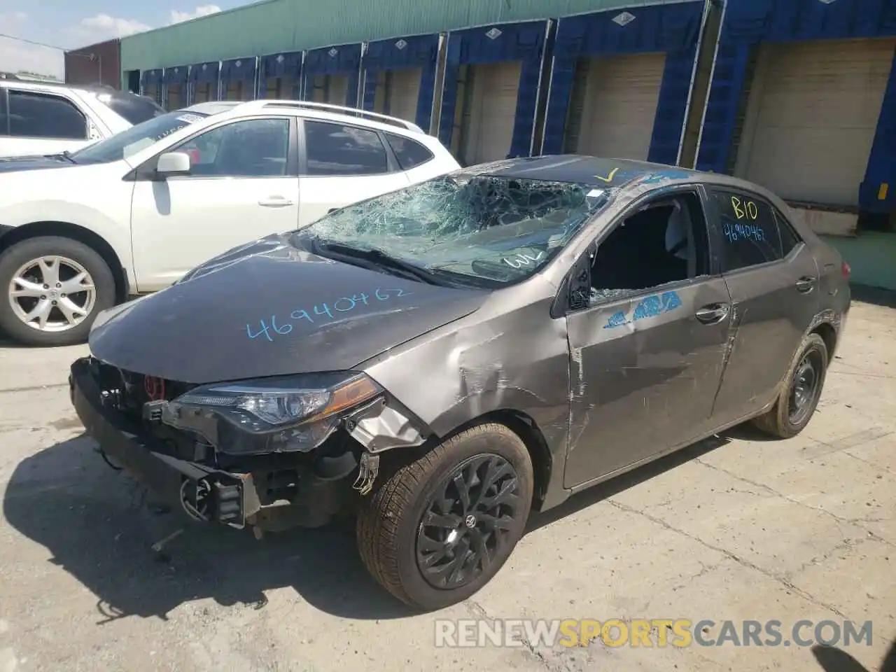 2 Photograph of a damaged car 2T1BURHE3KC126122 TOYOTA COROLLA 2019