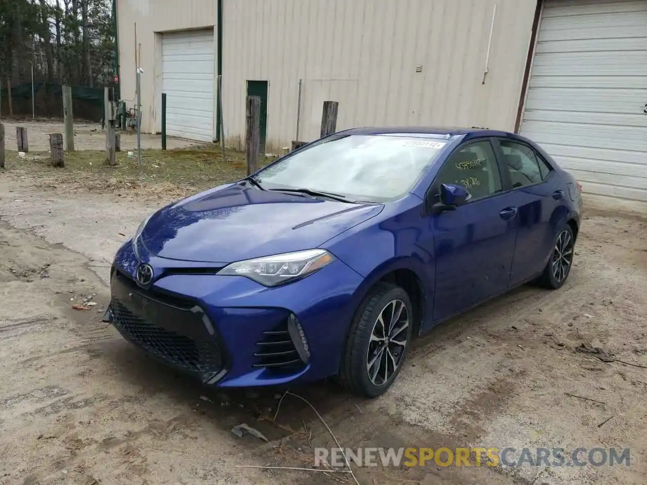 2 Photograph of a damaged car 2T1BURHE3KC126640 TOYOTA COROLLA 2019