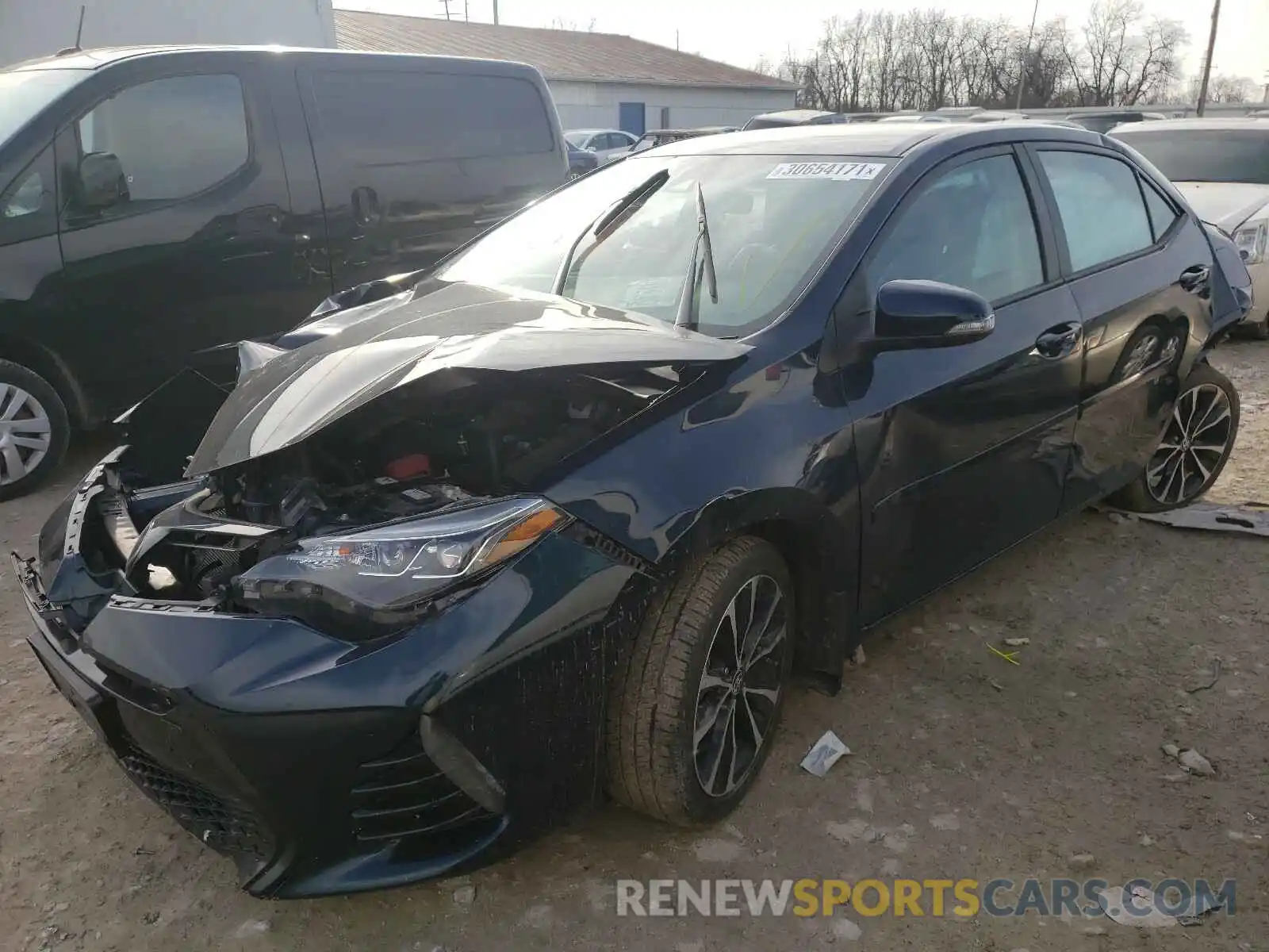 2 Photograph of a damaged car 2T1BURHE3KC126900 TOYOTA COROLLA 2019