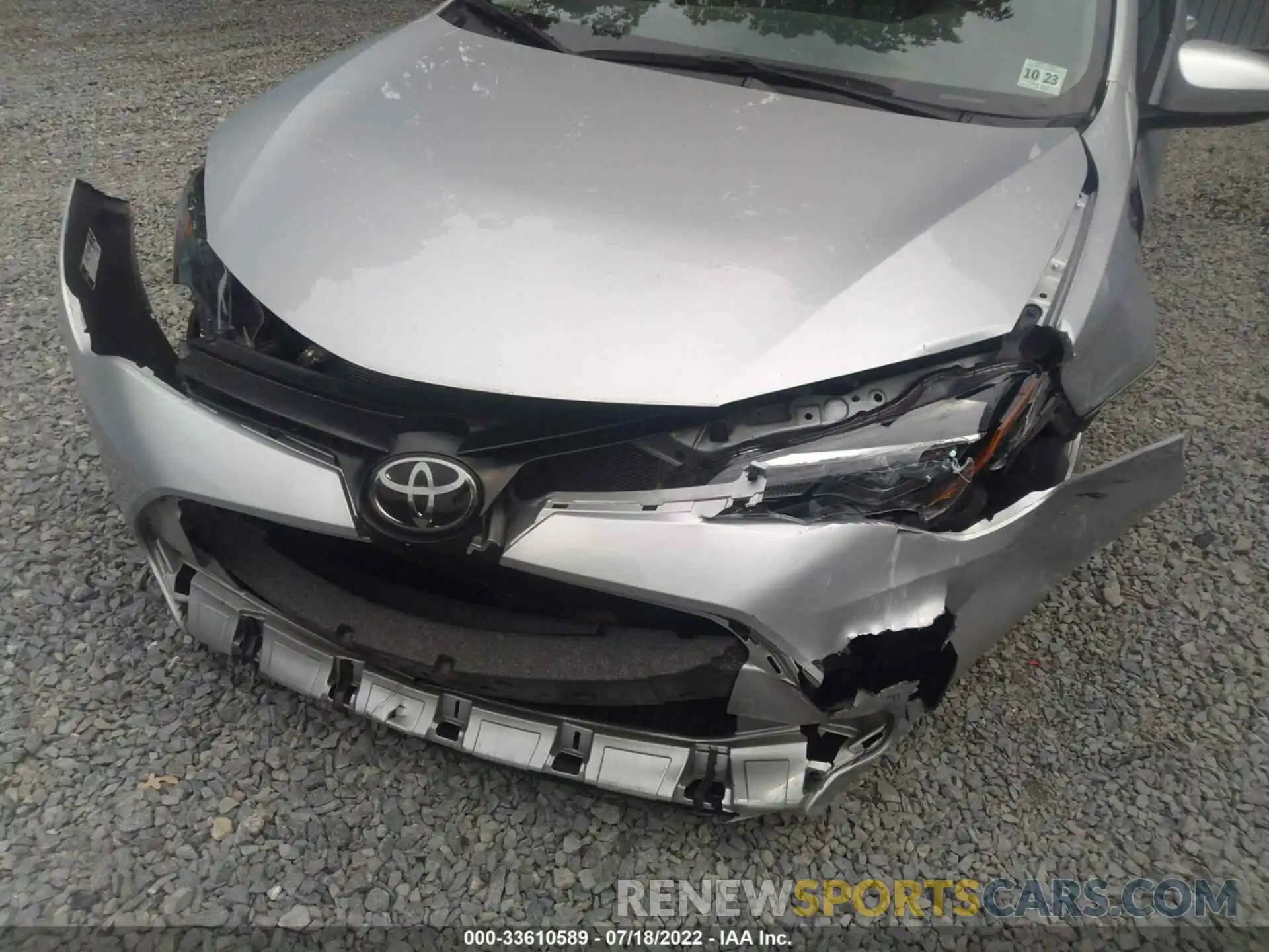 6 Photograph of a damaged car 2T1BURHE3KC127013 TOYOTA COROLLA 2019