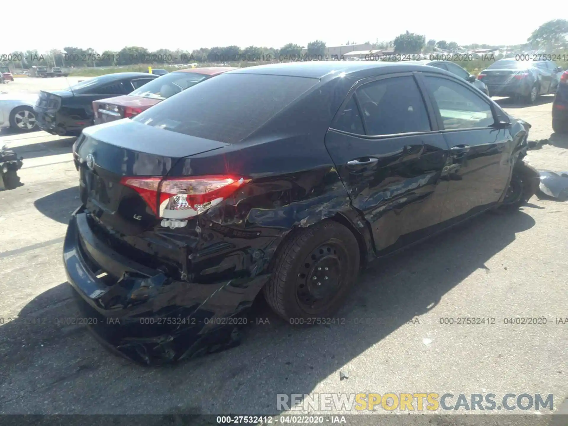 4 Photograph of a damaged car 2T1BURHE3KC127092 TOYOTA COROLLA 2019