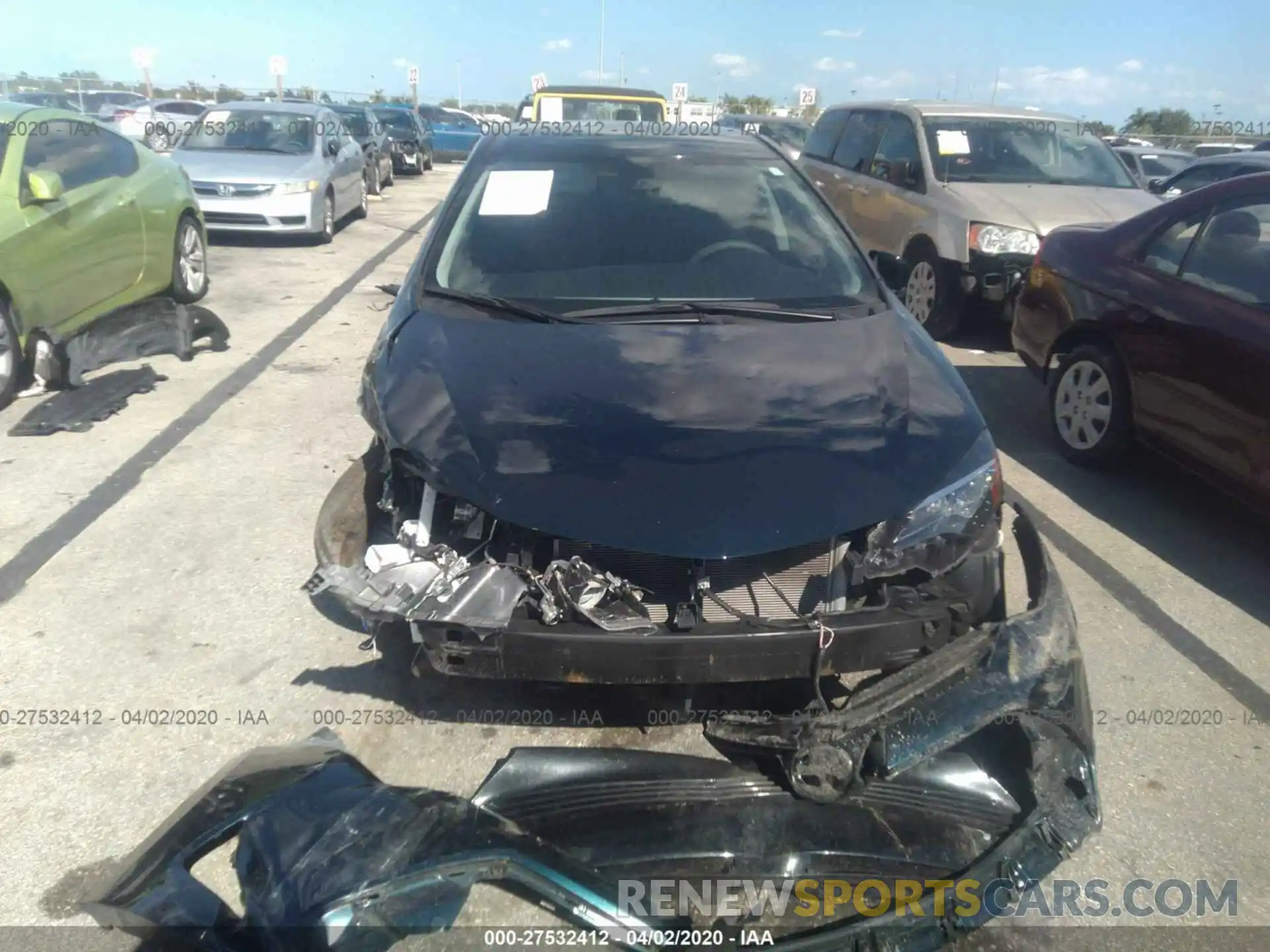 6 Photograph of a damaged car 2T1BURHE3KC127092 TOYOTA COROLLA 2019