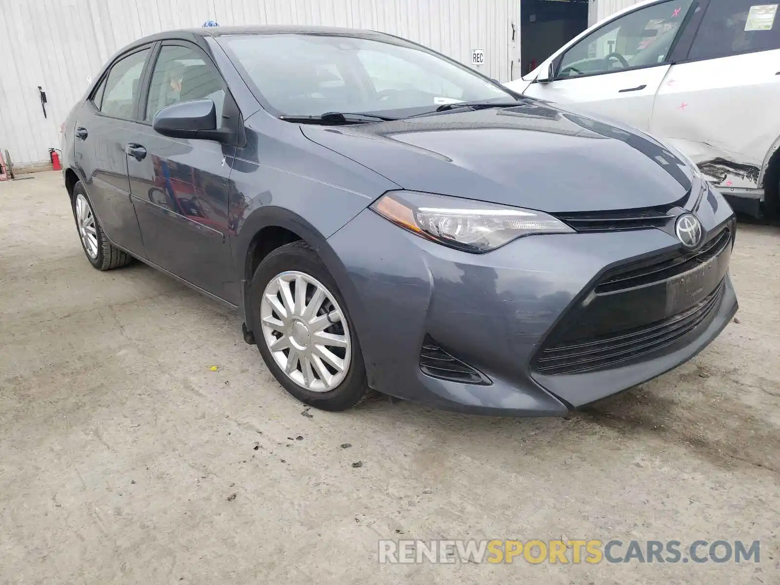 1 Photograph of a damaged car 2T1BURHE3KC127884 TOYOTA COROLLA 2019