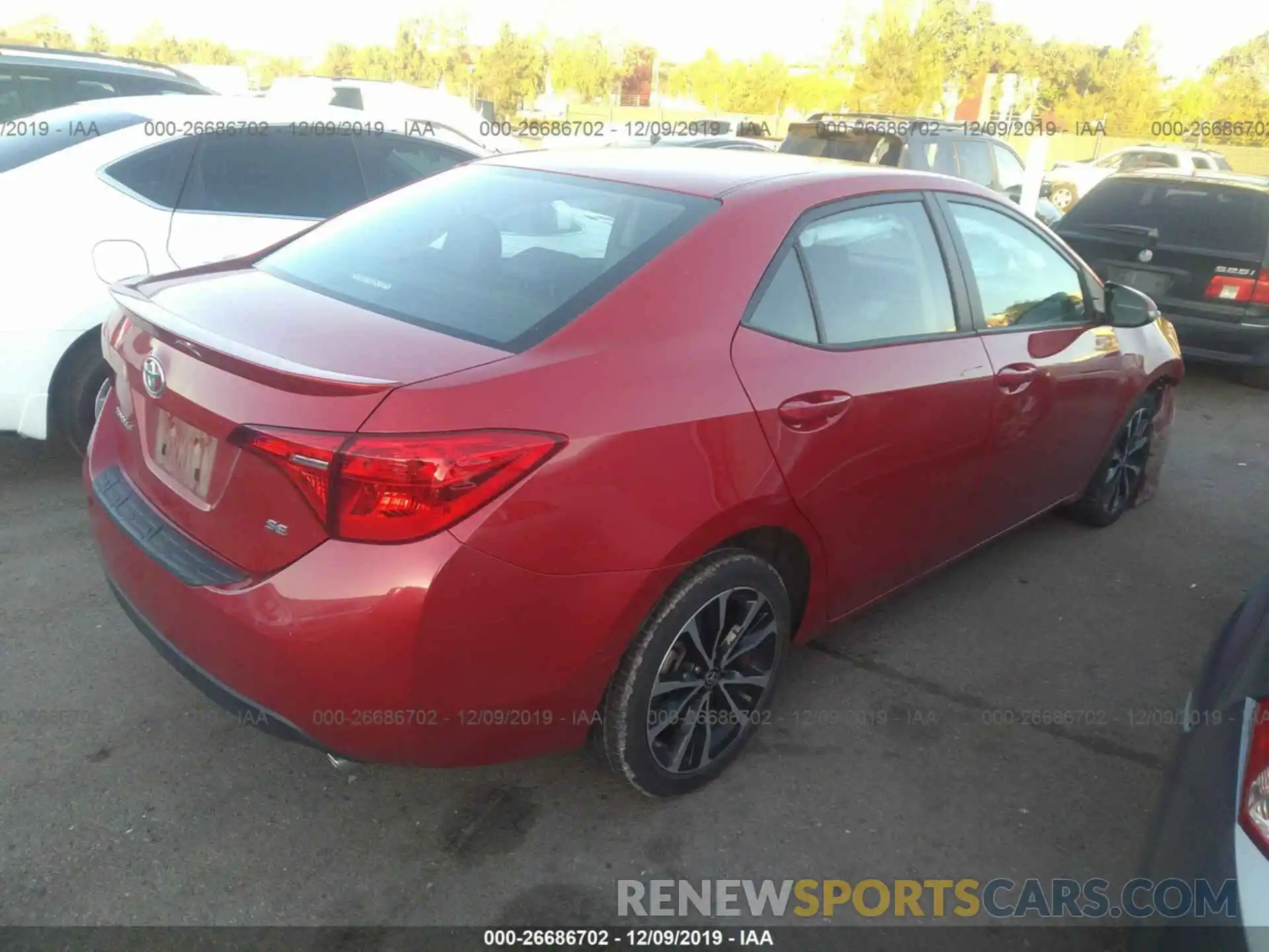 4 Photograph of a damaged car 2T1BURHE3KC128307 TOYOTA COROLLA 2019