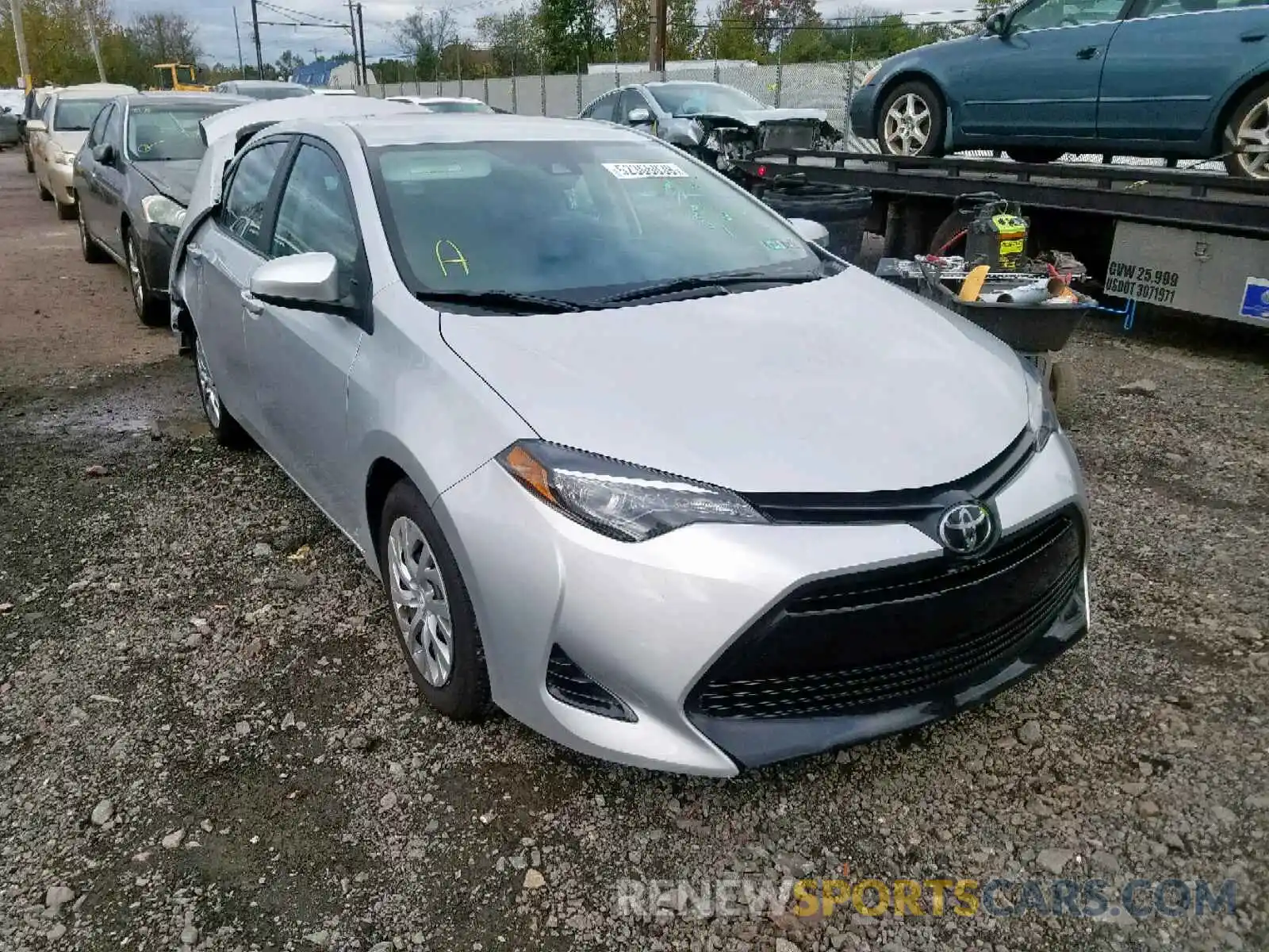 1 Photograph of a damaged car 2T1BURHE3KC128422 TOYOTA COROLLA 2019