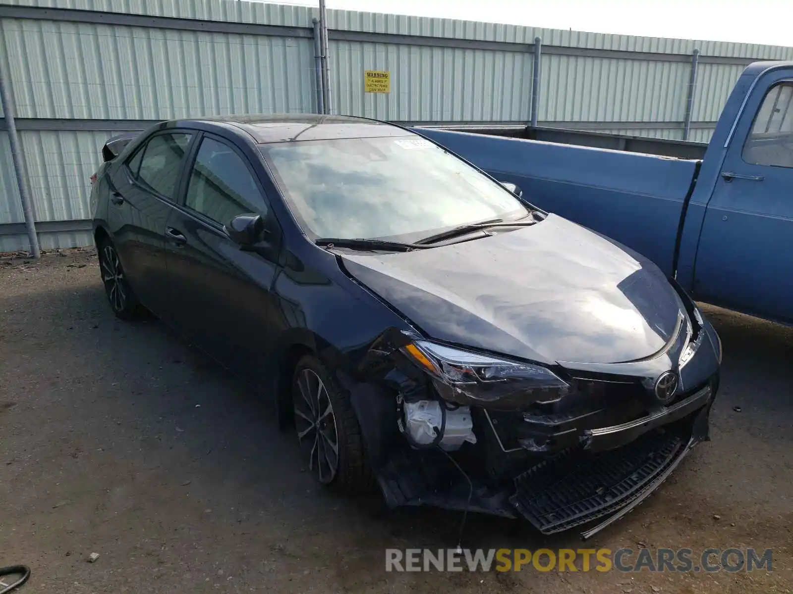 1 Photograph of a damaged car 2T1BURHE3KC128470 TOYOTA COROLLA 2019