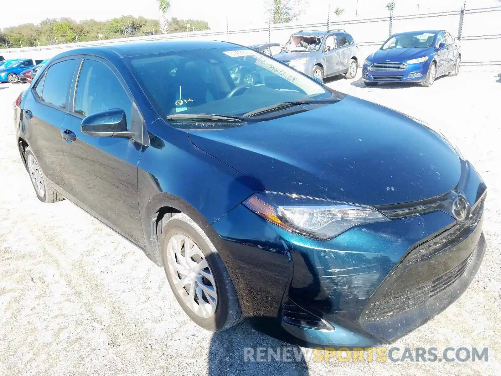 1 Photograph of a damaged car 2T1BURHE3KC128677 TOYOTA COROLLA 2019