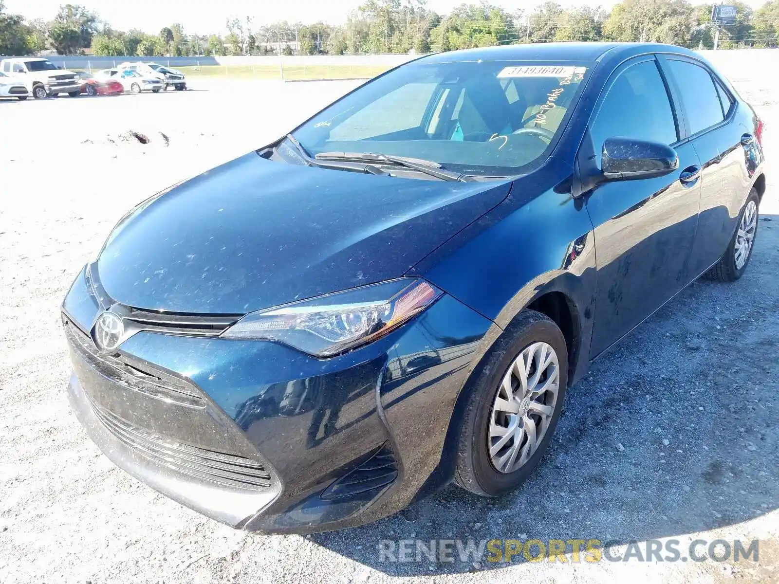 2 Photograph of a damaged car 2T1BURHE3KC128677 TOYOTA COROLLA 2019