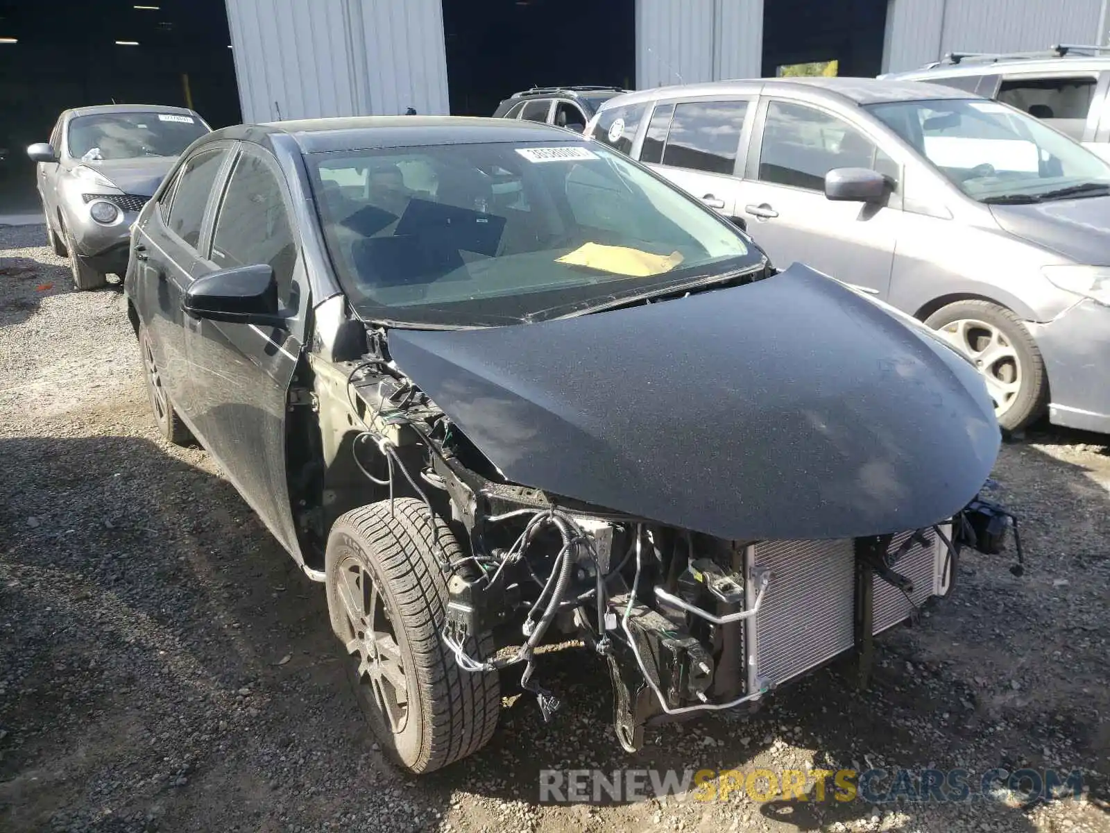 1 Photograph of a damaged car 2T1BURHE3KC129070 TOYOTA COROLLA 2019