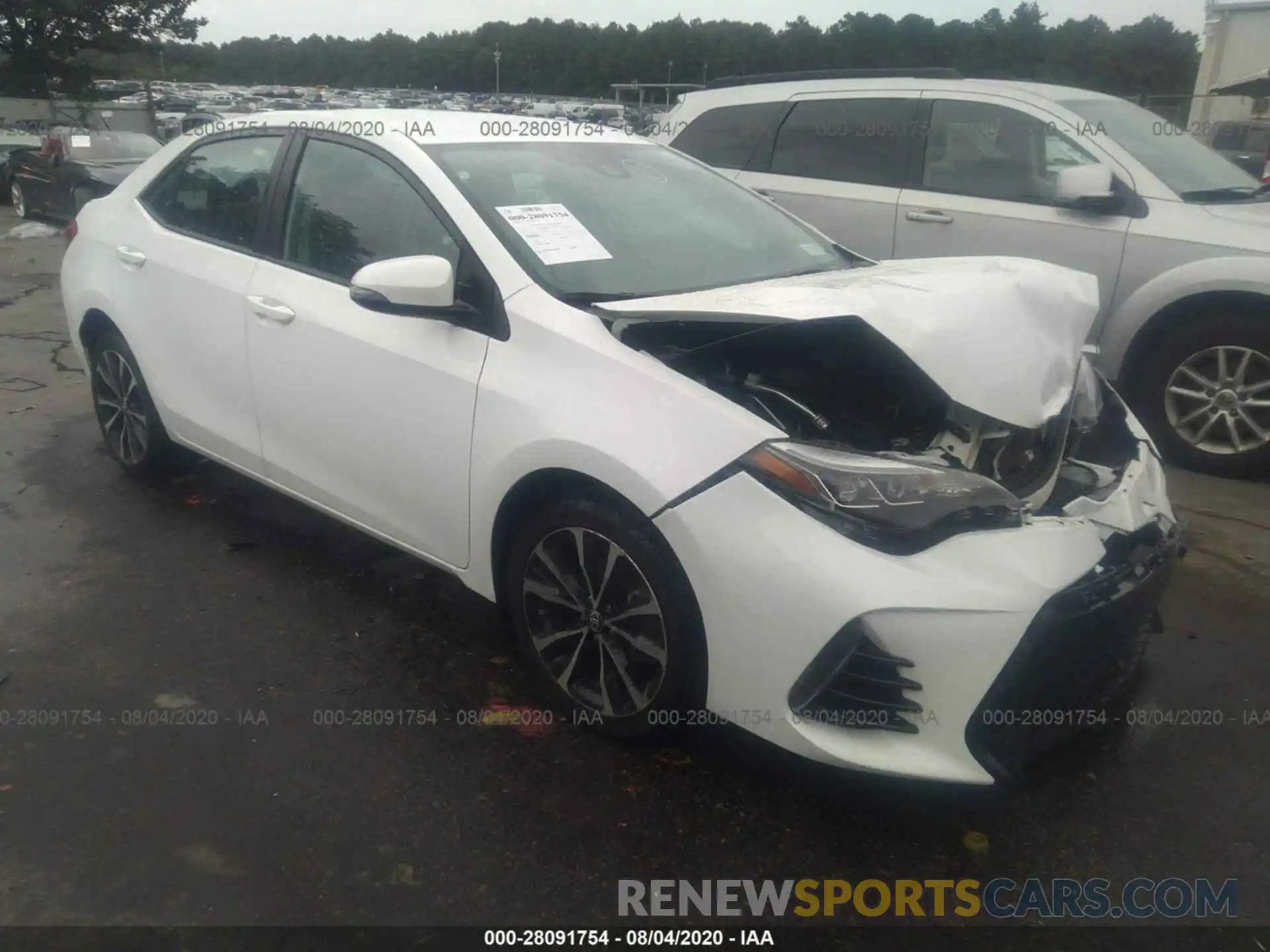 1 Photograph of a damaged car 2T1BURHE3KC129361 TOYOTA COROLLA 2019