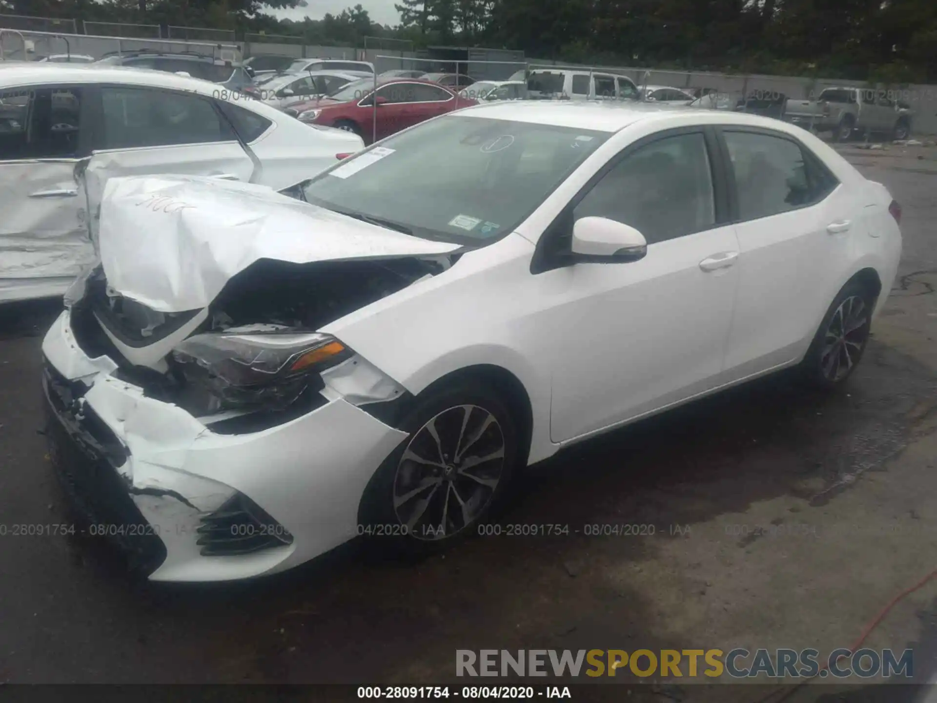 2 Photograph of a damaged car 2T1BURHE3KC129361 TOYOTA COROLLA 2019