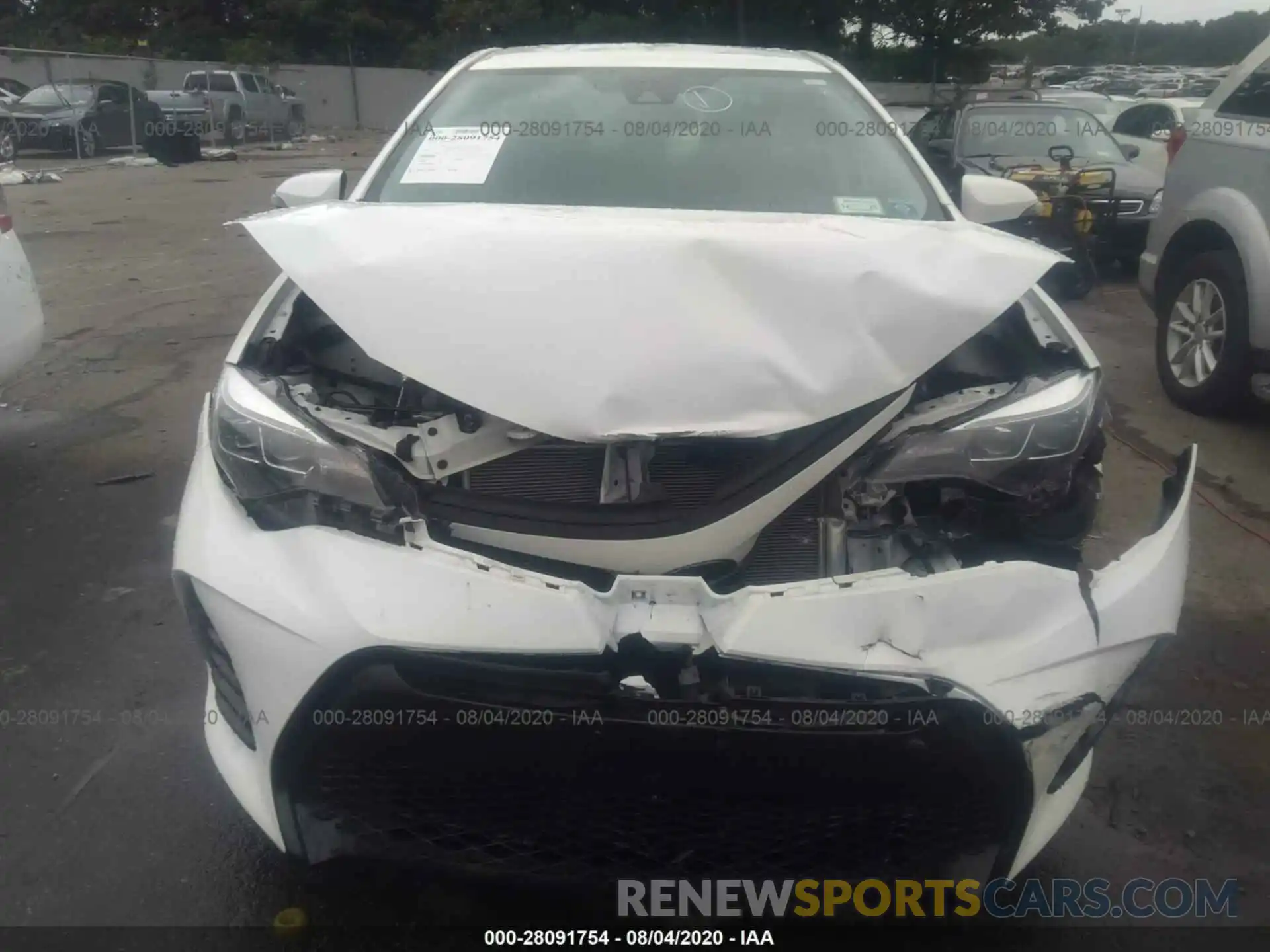 6 Photograph of a damaged car 2T1BURHE3KC129361 TOYOTA COROLLA 2019